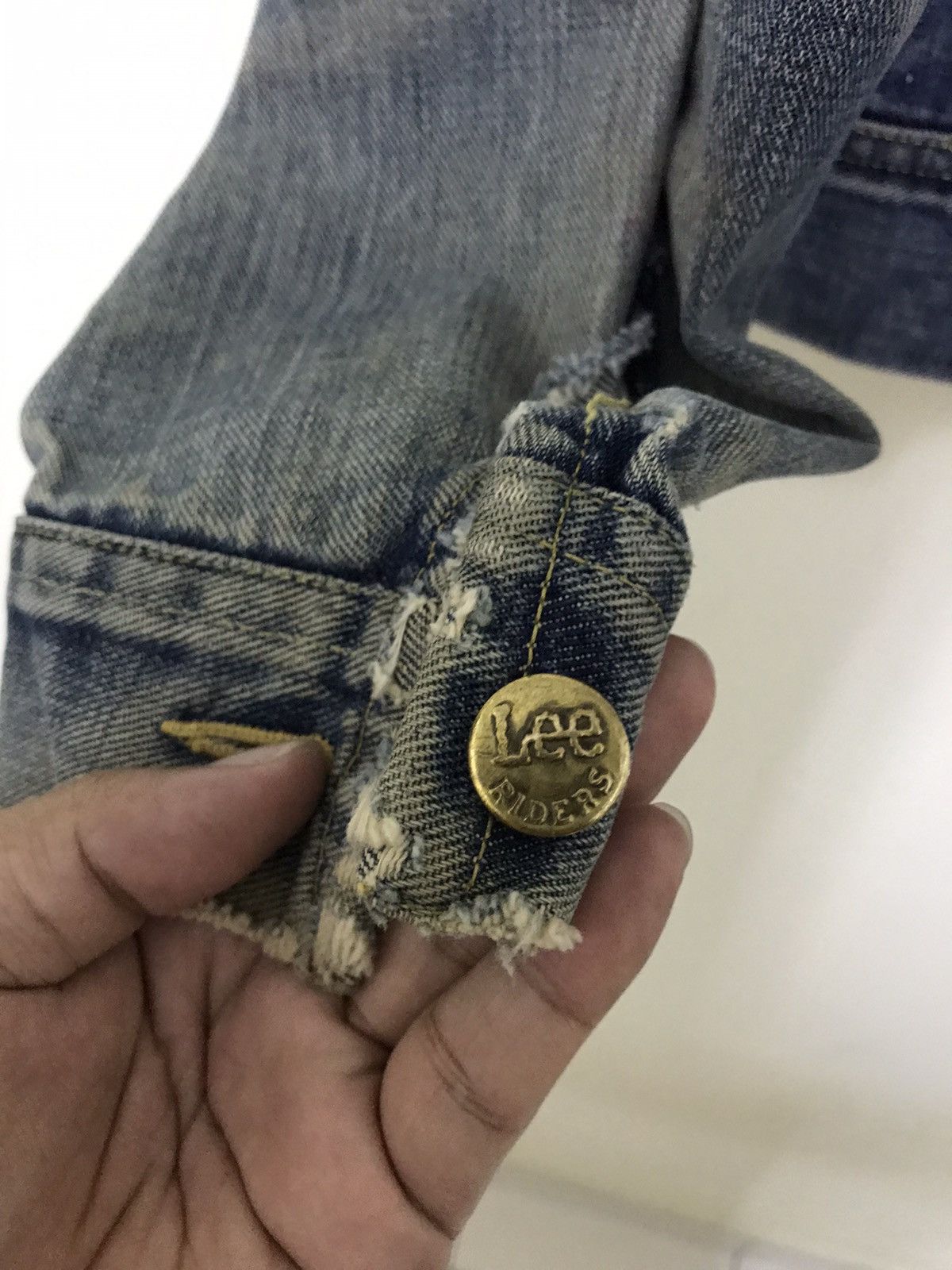 Lee Vintage Lee Rider Distressed Denim Jacket Size US XS / EU 42 / 0 - 10 Thumbnail