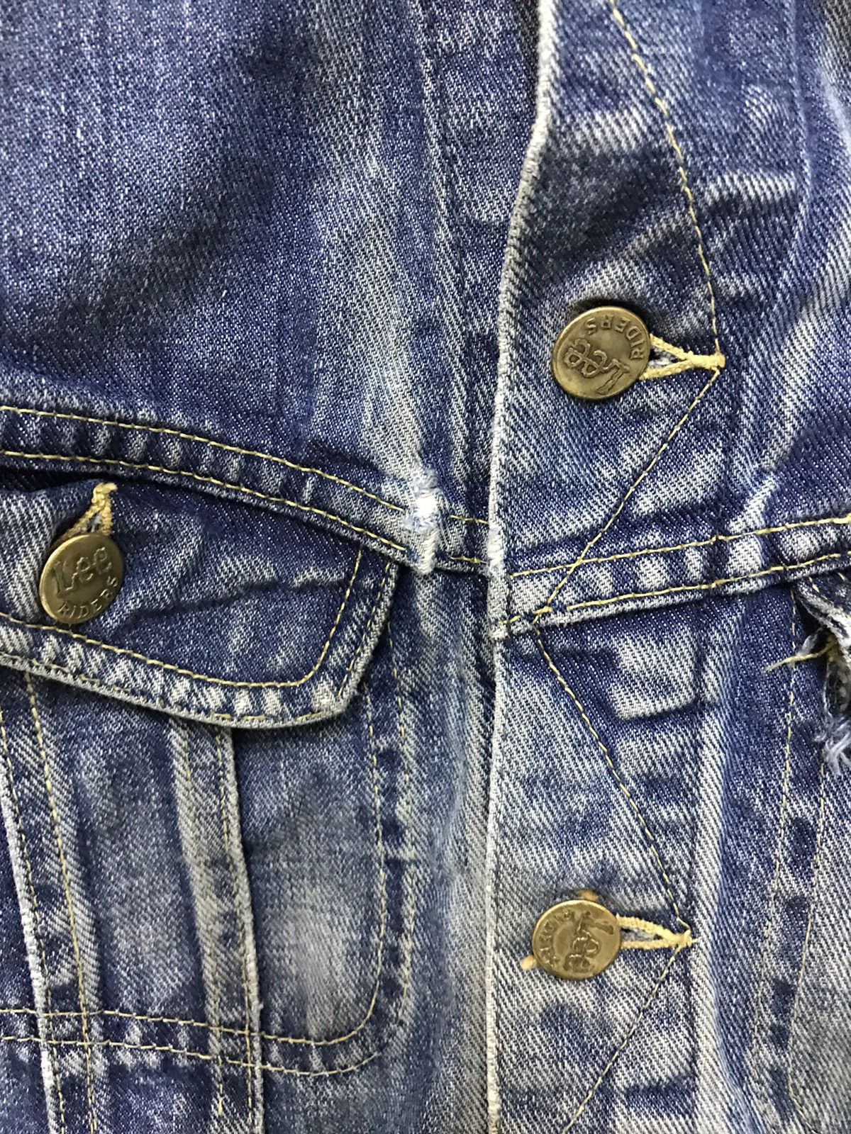 Lee Vintage Lee Rider Distressed Denim Jacket Size US XS / EU 42 / 0 - 5 Thumbnail