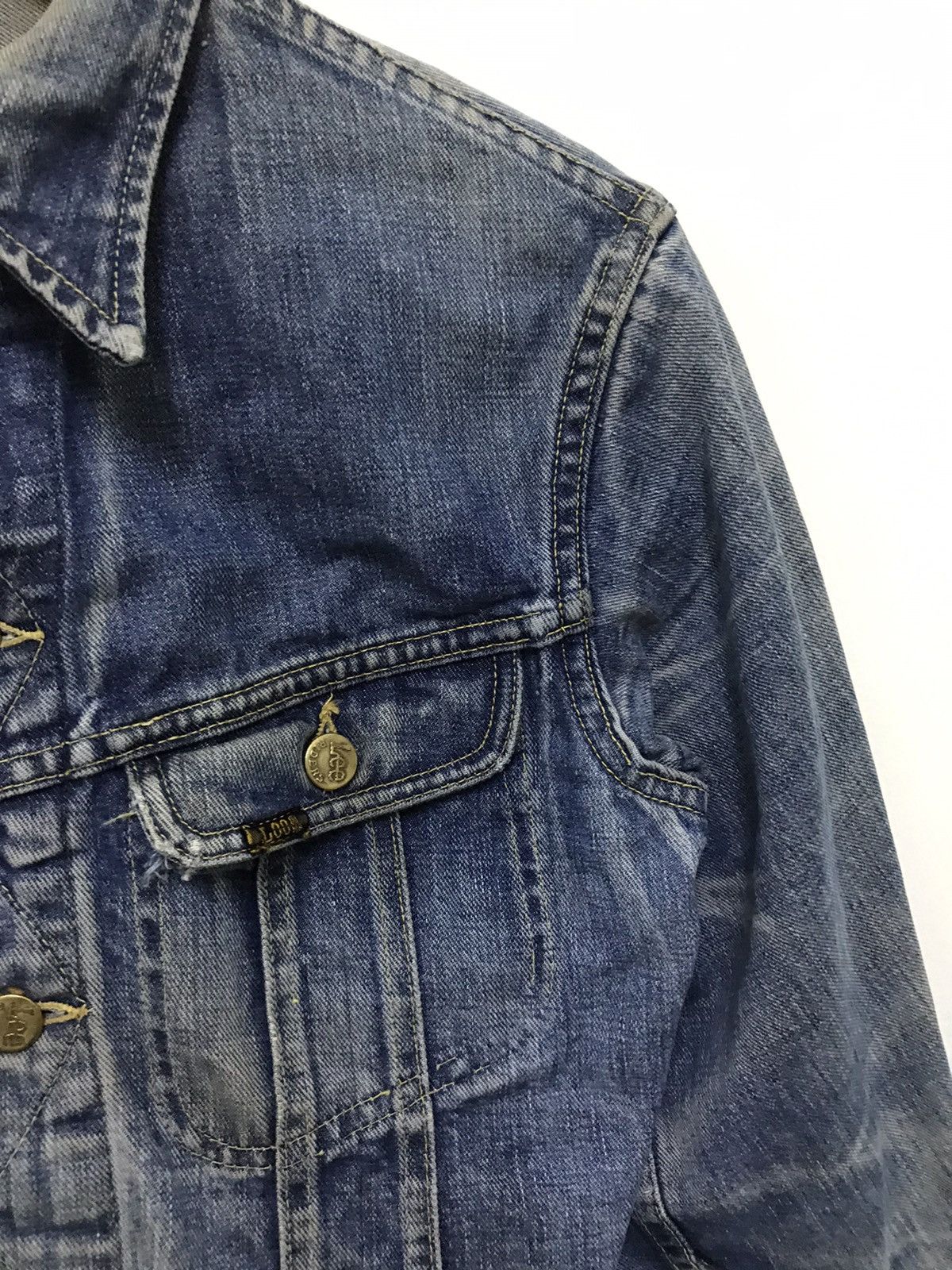 Lee Vintage Lee Rider Distressed Denim Jacket Size US XS / EU 42 / 0 - 7 Thumbnail