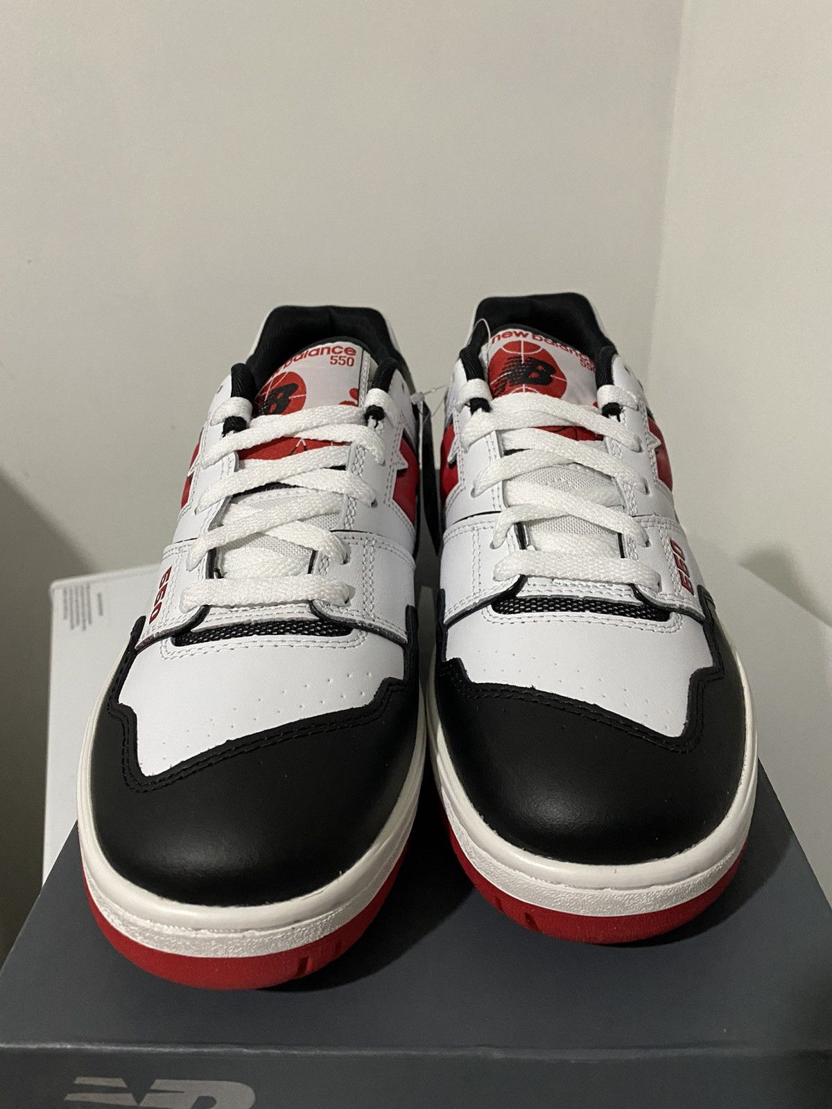 New Balance New Balance 550 Red White black size 8 US men’s Size US 8 / EU 41 - 2 Thumbnail
