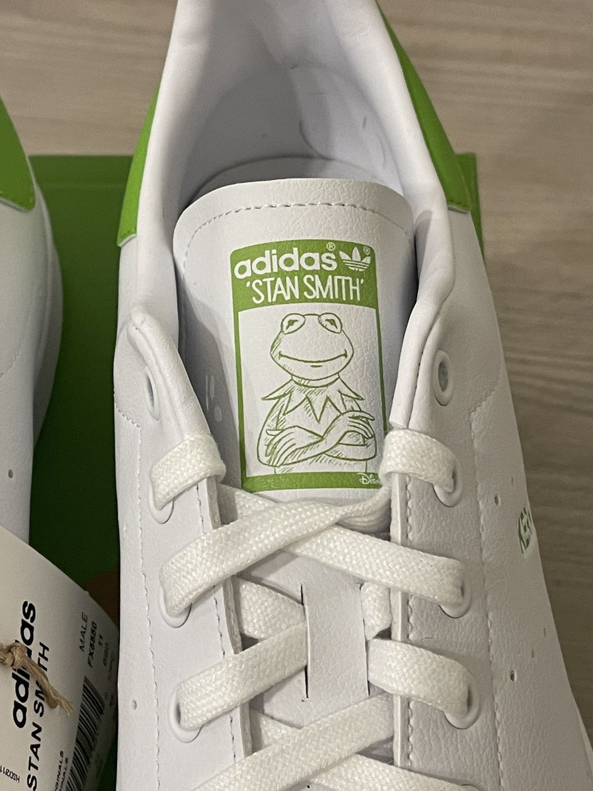 Adidas Kermit Stan Smith Size US 11.5 / EU 44-45 - 6 Thumbnail