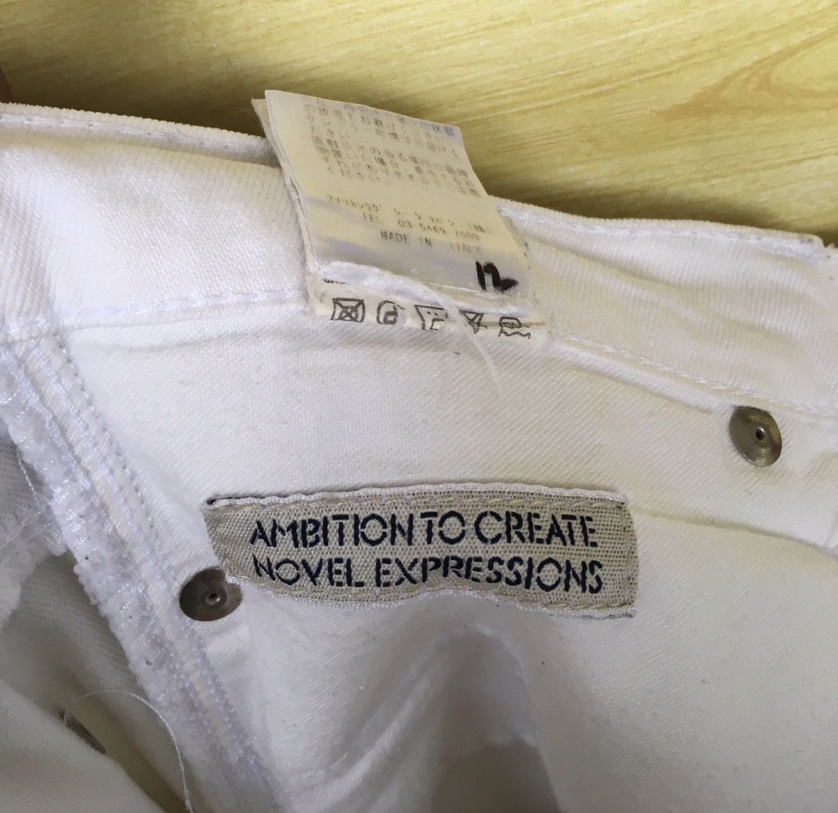 Acne Studios ACNE JEANS Max White Made In Italy Denim Jeans Size US 31 - 14 Thumbnail