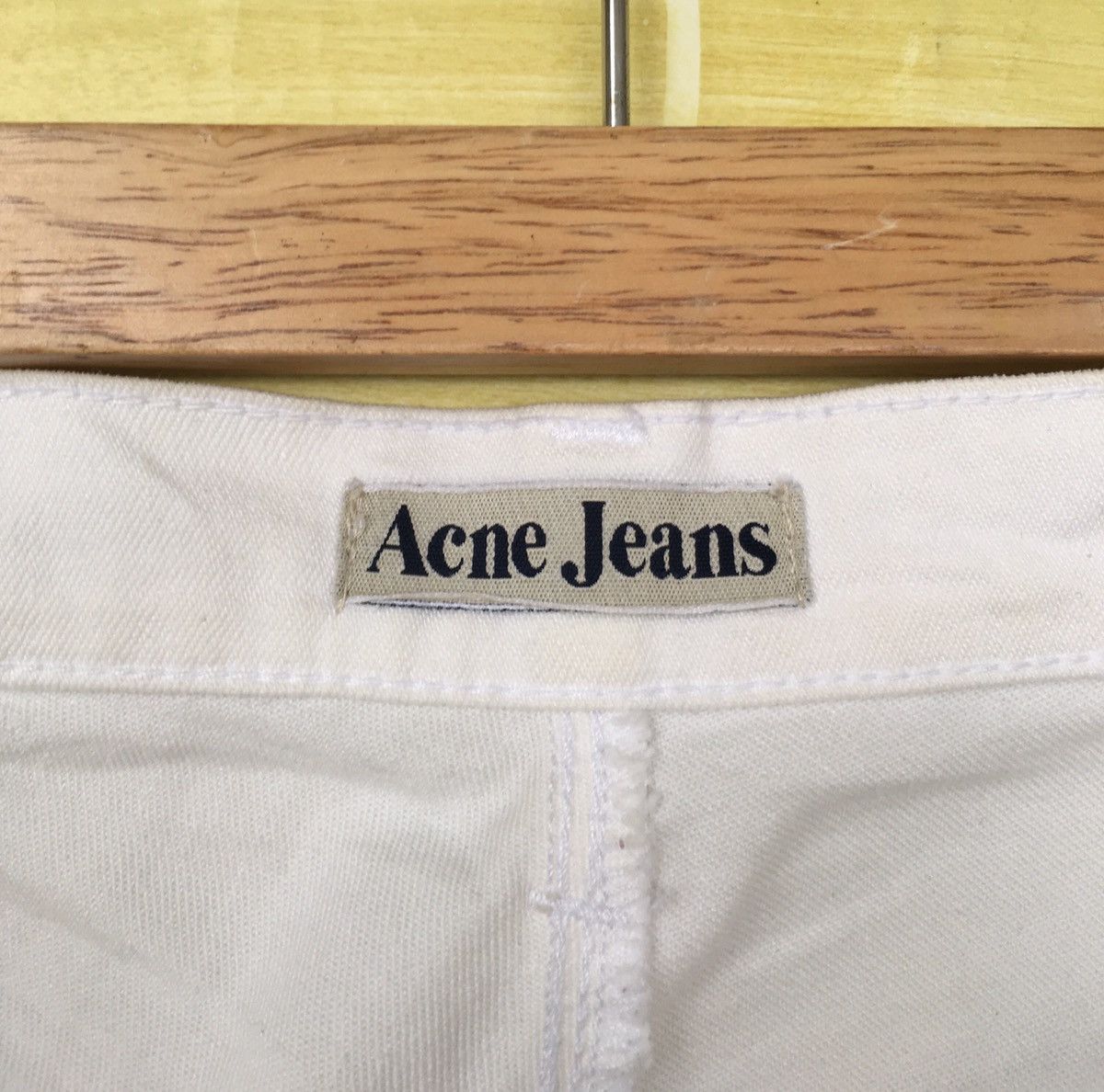 Acne Studios ACNE JEANS Max White Made In Italy Denim Jeans Size US 31 - 11 Thumbnail