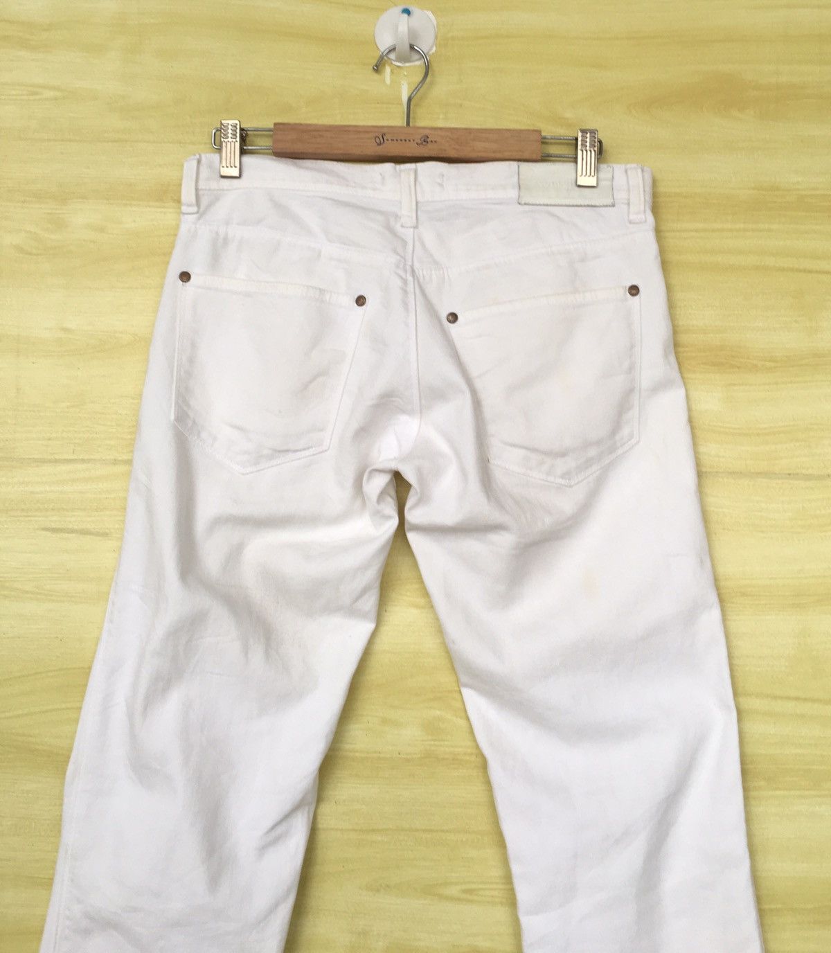 Acne Studios ACNE JEANS Max White Made In Italy Denim Jeans Size US 31 - 6 Thumbnail
