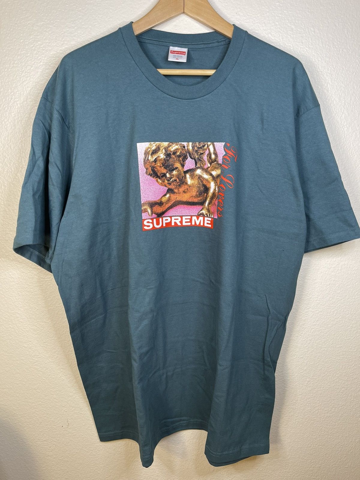 FW20 Supreme Lovers Tee in Dark Teal