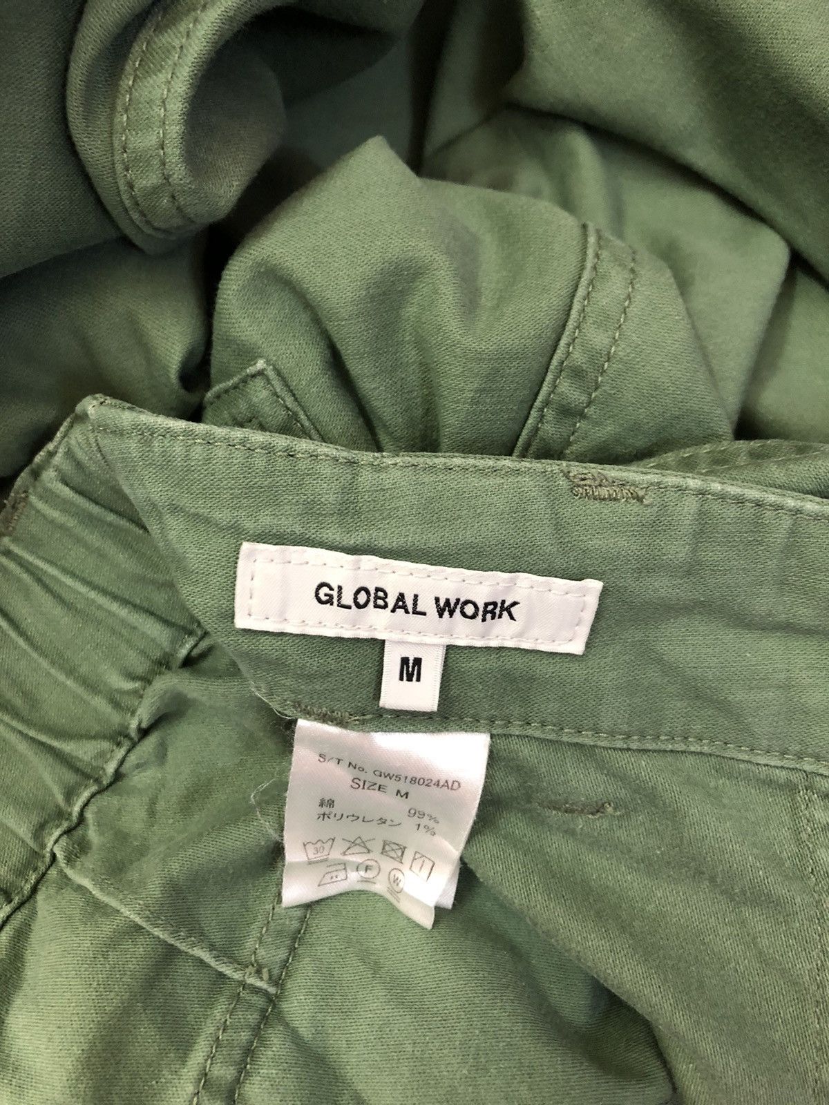 Global Work army trousers bush pants #2027 Size US 27 - 5 Thumbnail