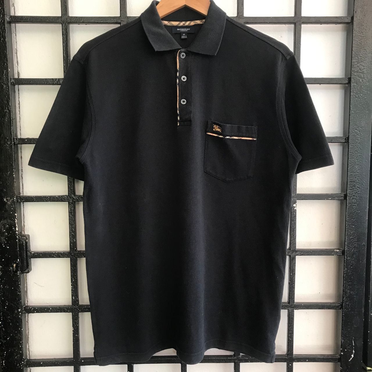 🔥 Vintage BURBERRY LONDON Nova Check Single Pocket Shirt