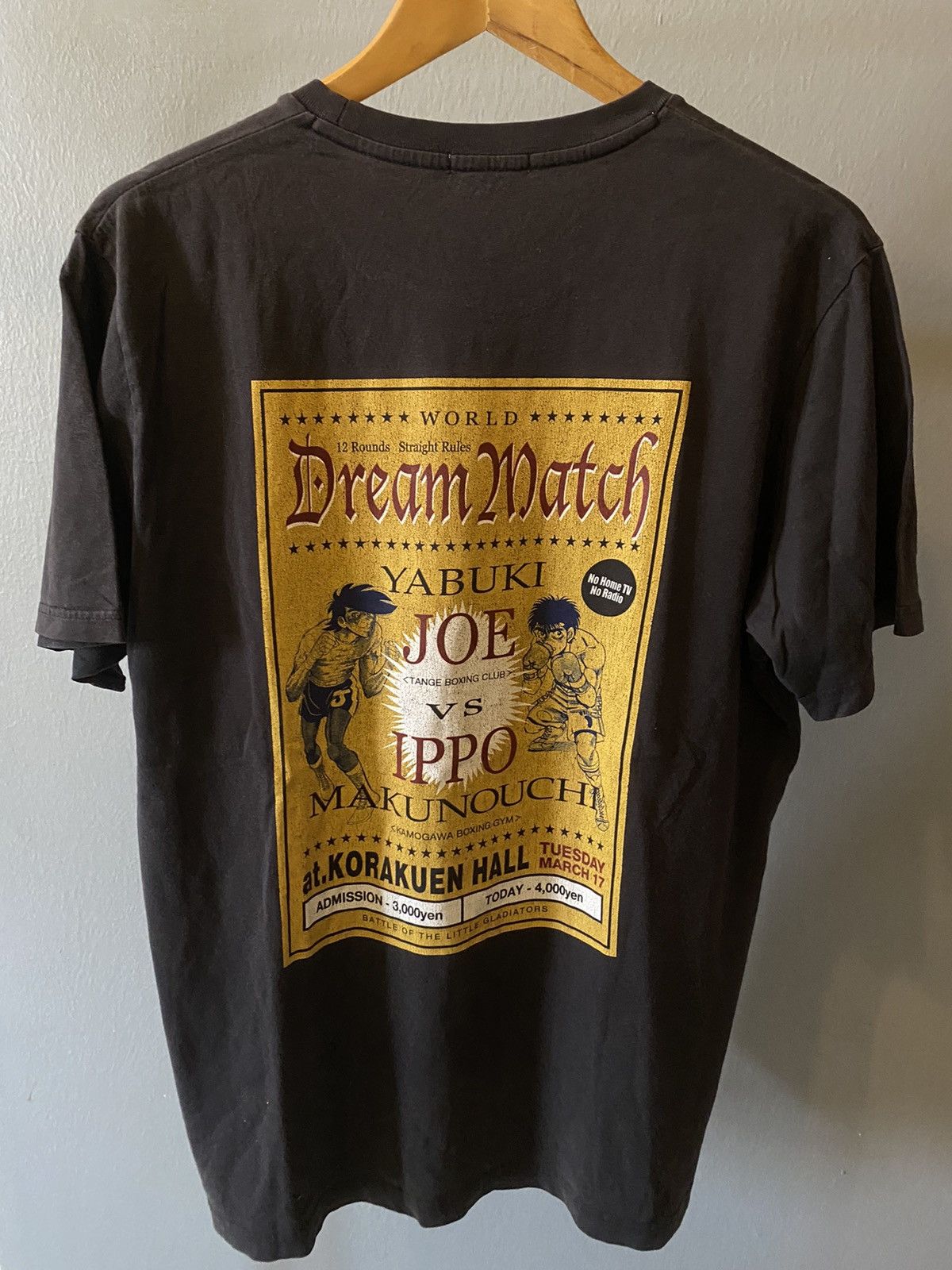 人気新品入荷 Match vs Tシャツ Dream Ippo Joe 黒 トップス