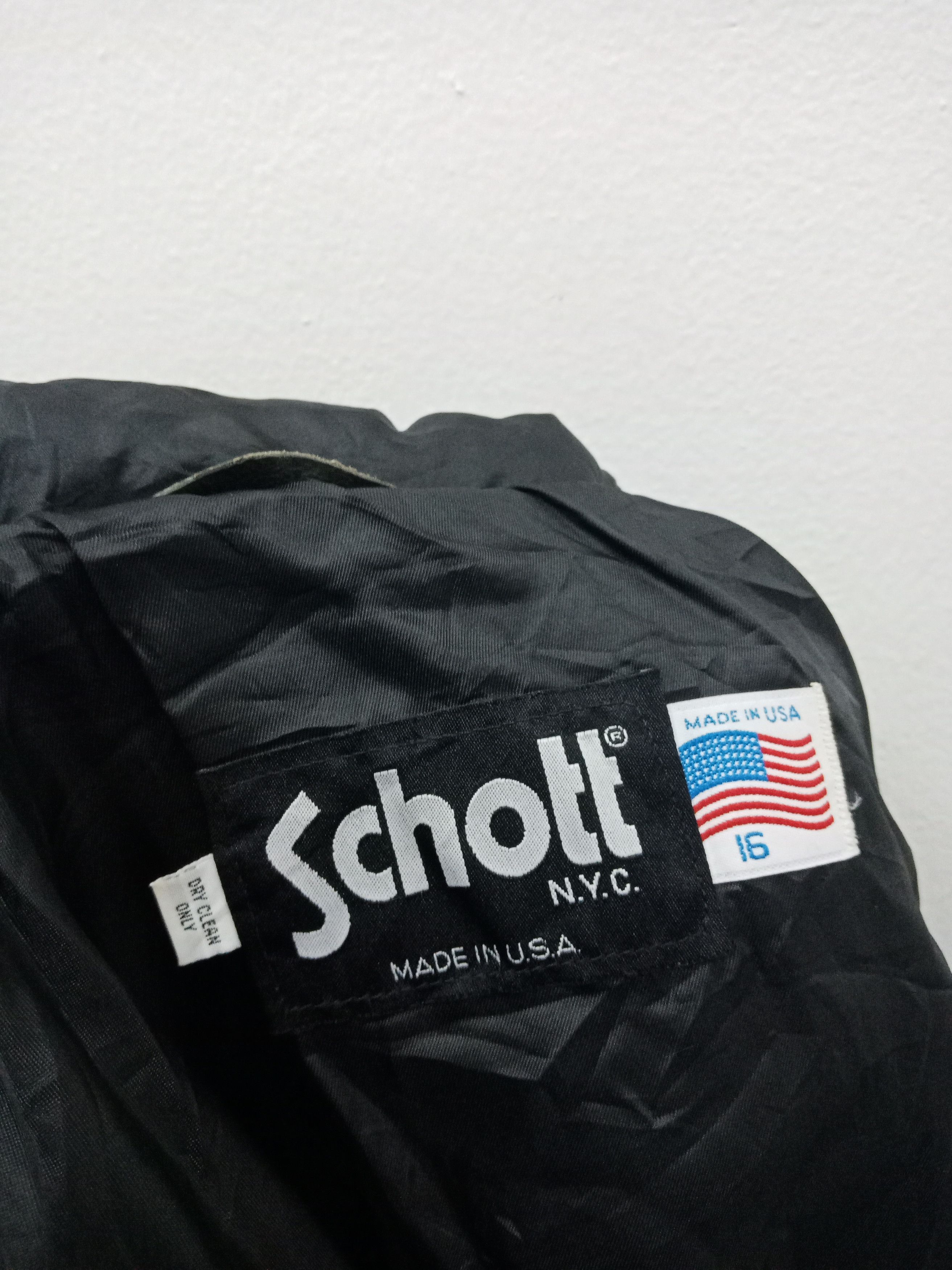 Other Schott NYC Wool Blue Trench Coat Size US L / EU 52-54 / 3 - 6 Thumbnail