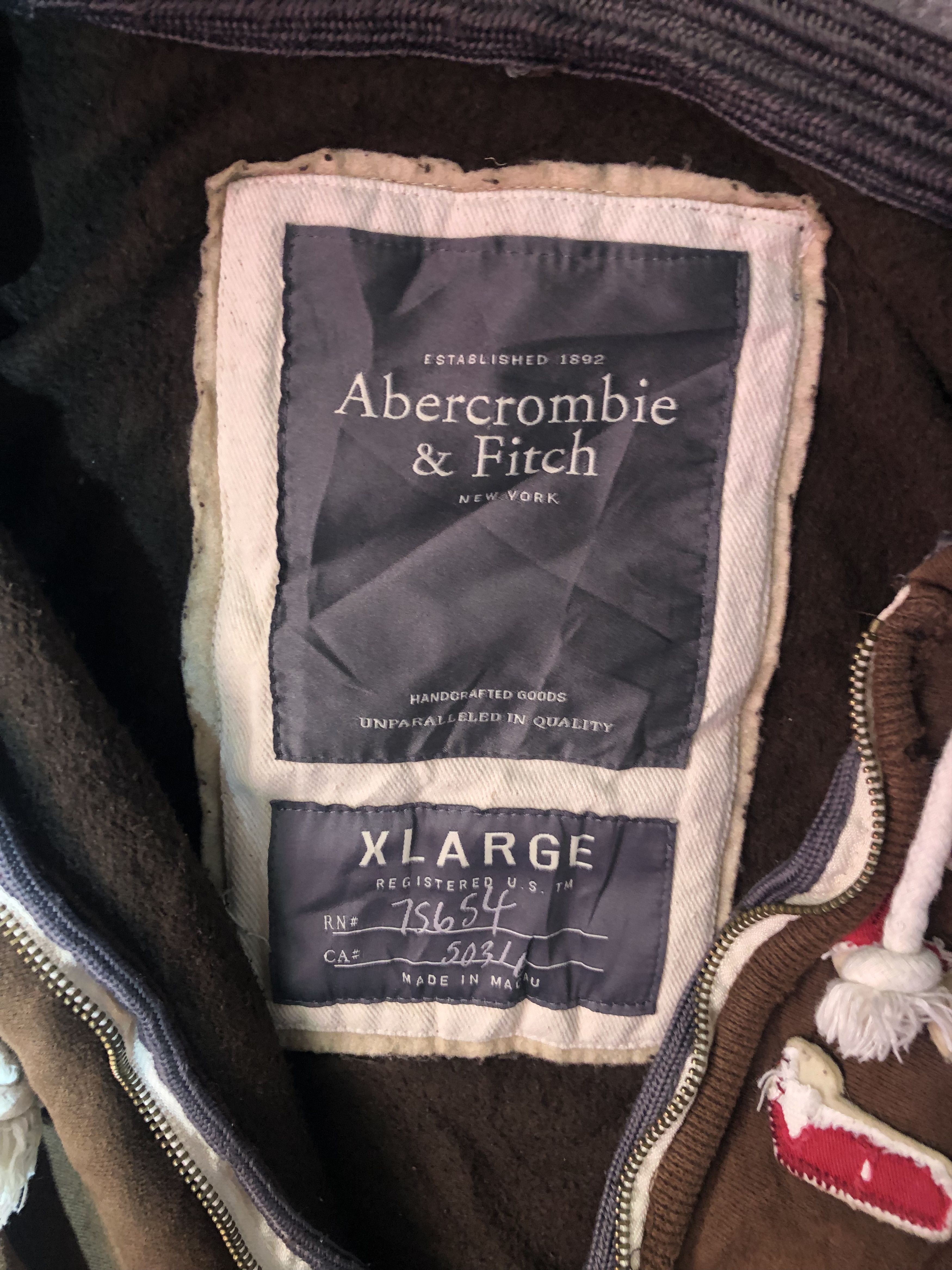 Abercrombie & Fitch × Vintage abercrombie & fitch handdrafted hoodies Size US XL / EU 56 / 4 - 4 Thumbnail