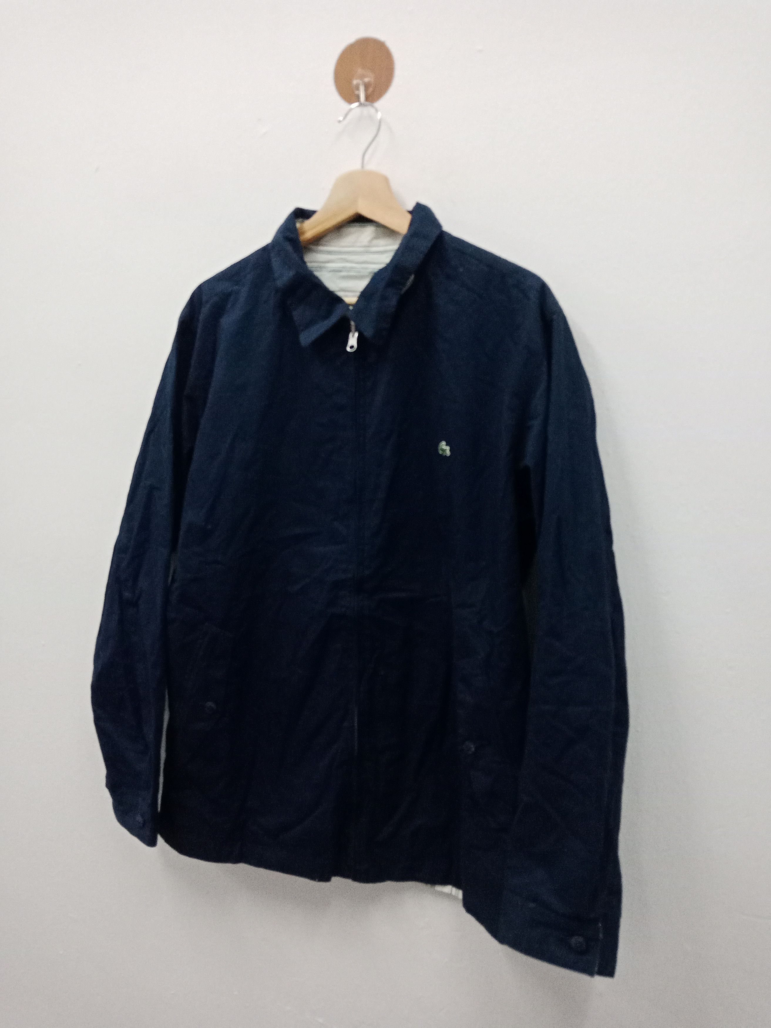 Lacoste Lacoste Reversible Blue + Striped Jacket Size US L / EU 52-54 / 3 - 4 Thumbnail