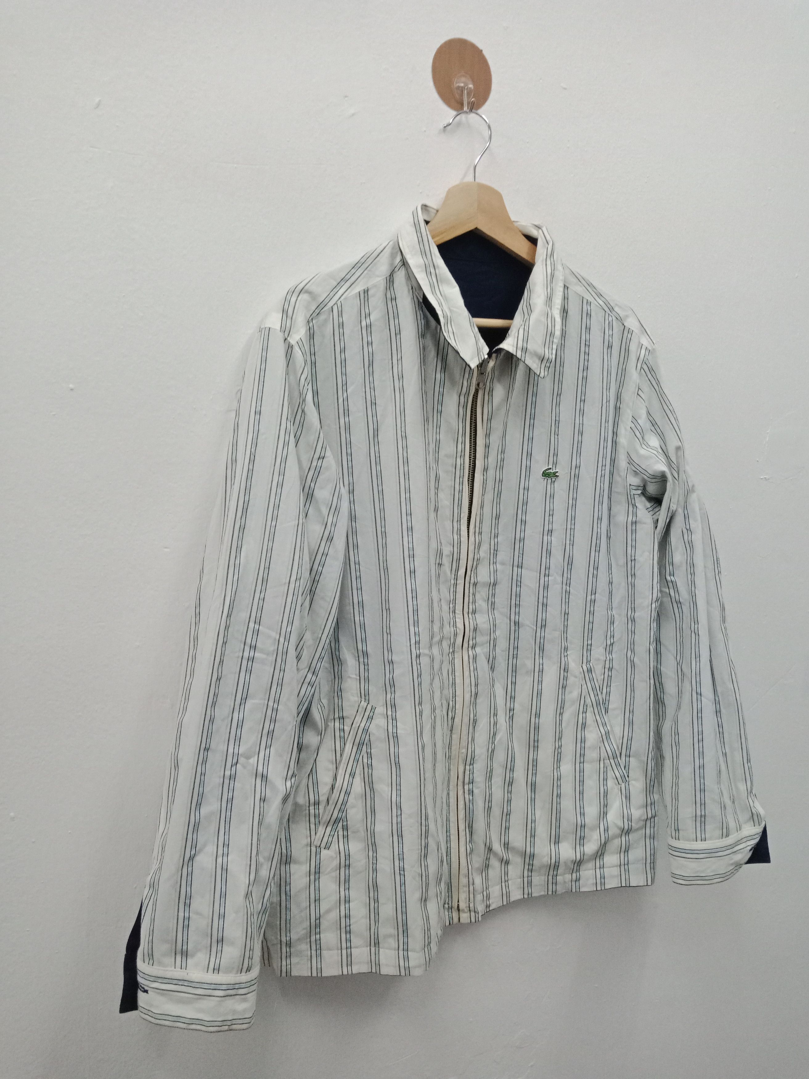 Lacoste Lacoste Reversible Blue + Striped Jacket Size US L / EU 52-54 / 3 - 9 Thumbnail
