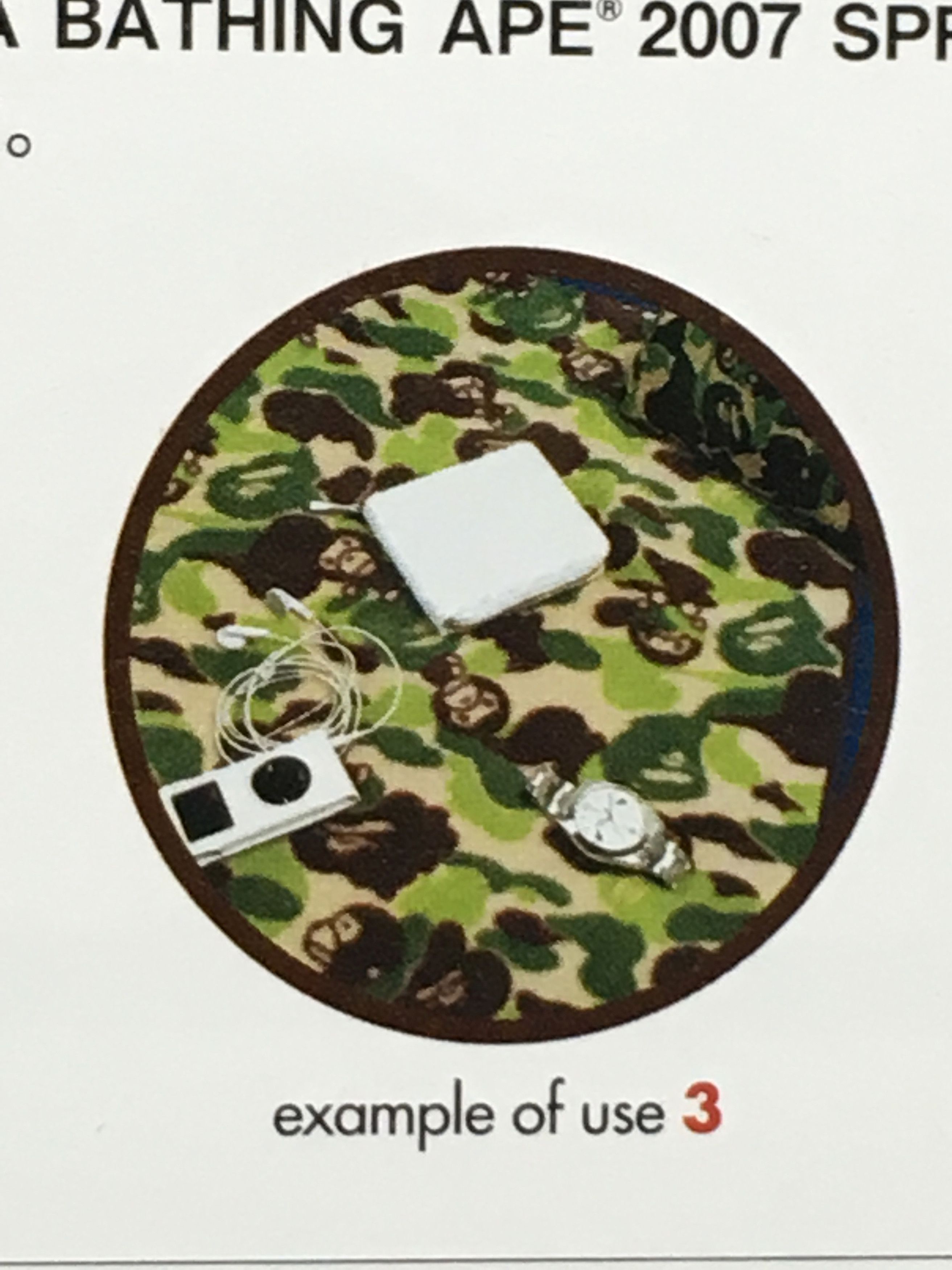 Bape 🔥 BAPE Mini Blanket Green Camo Fleece A Bathing Ape kaws Size ONE SIZE - 8 Thumbnail