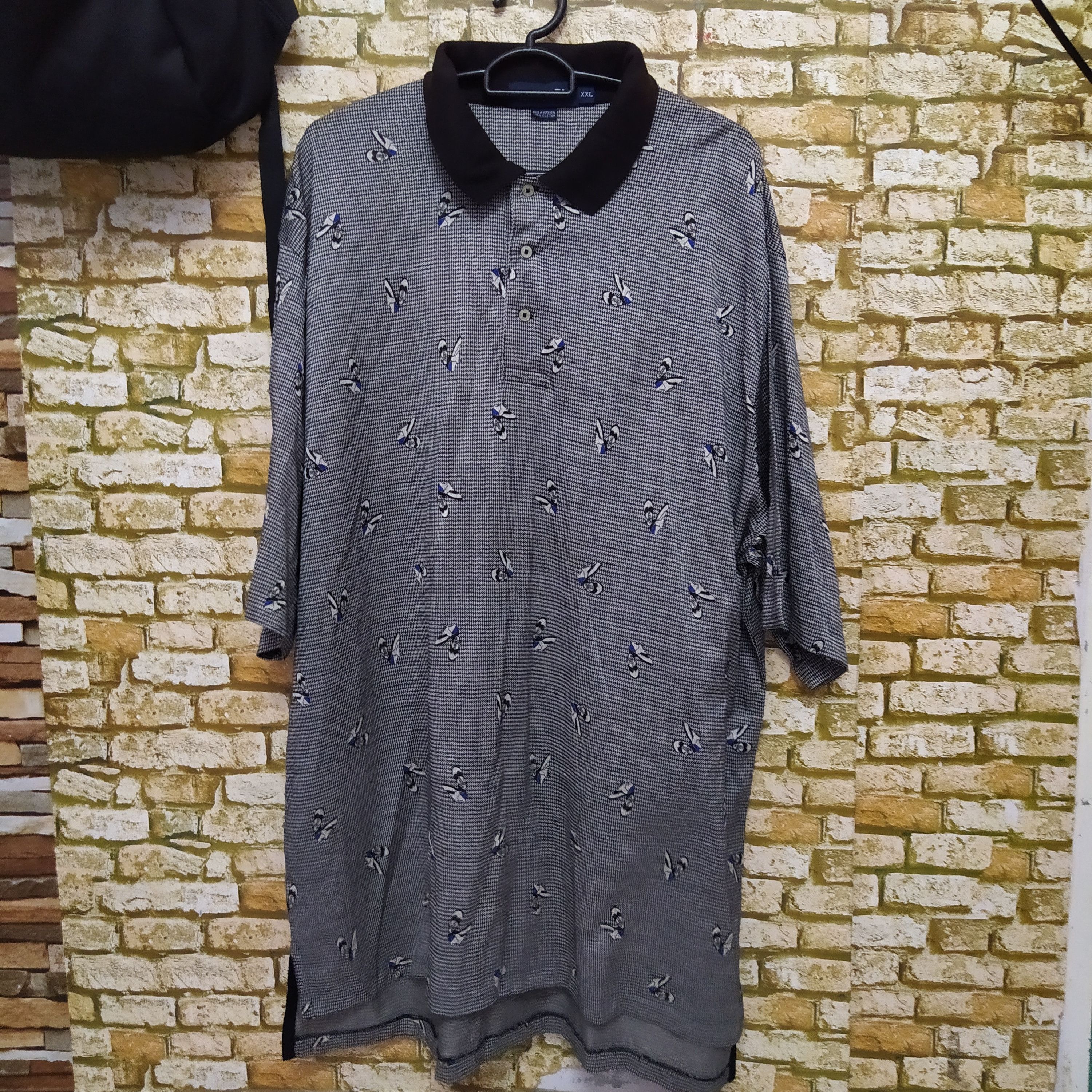 Polo Ralph Lauren 90s POLO RALPH LAUREN FULL PRINT SHIRT (D56) Size US XXL / EU 58 / 5 - 1 Thumbnail