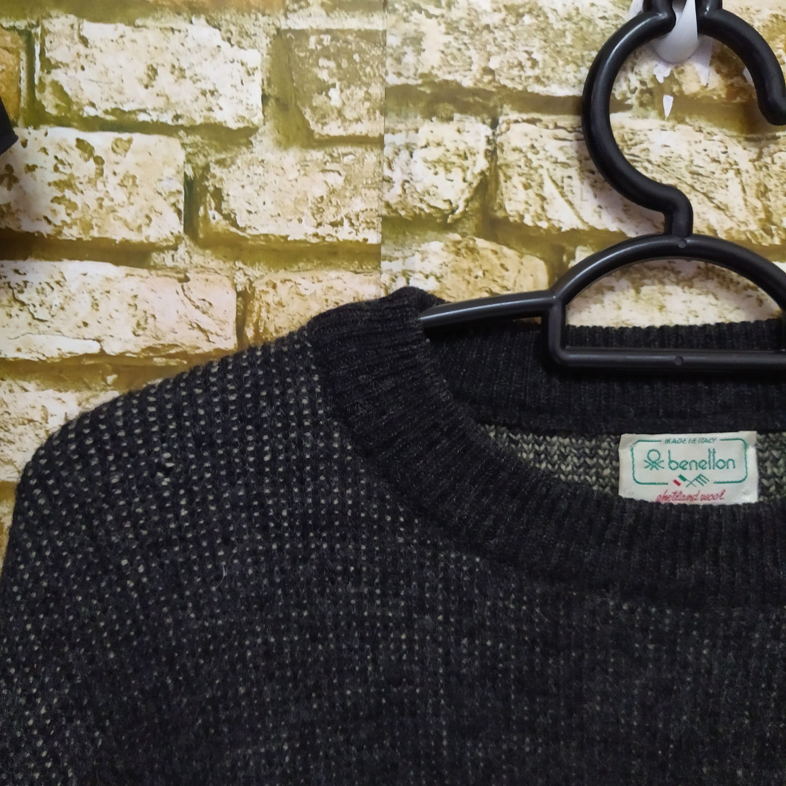 Benetton 80/90s BENETTON NBA KNITWEAR (D53) Size US L / EU 52-54 / 3 - 3 Thumbnail