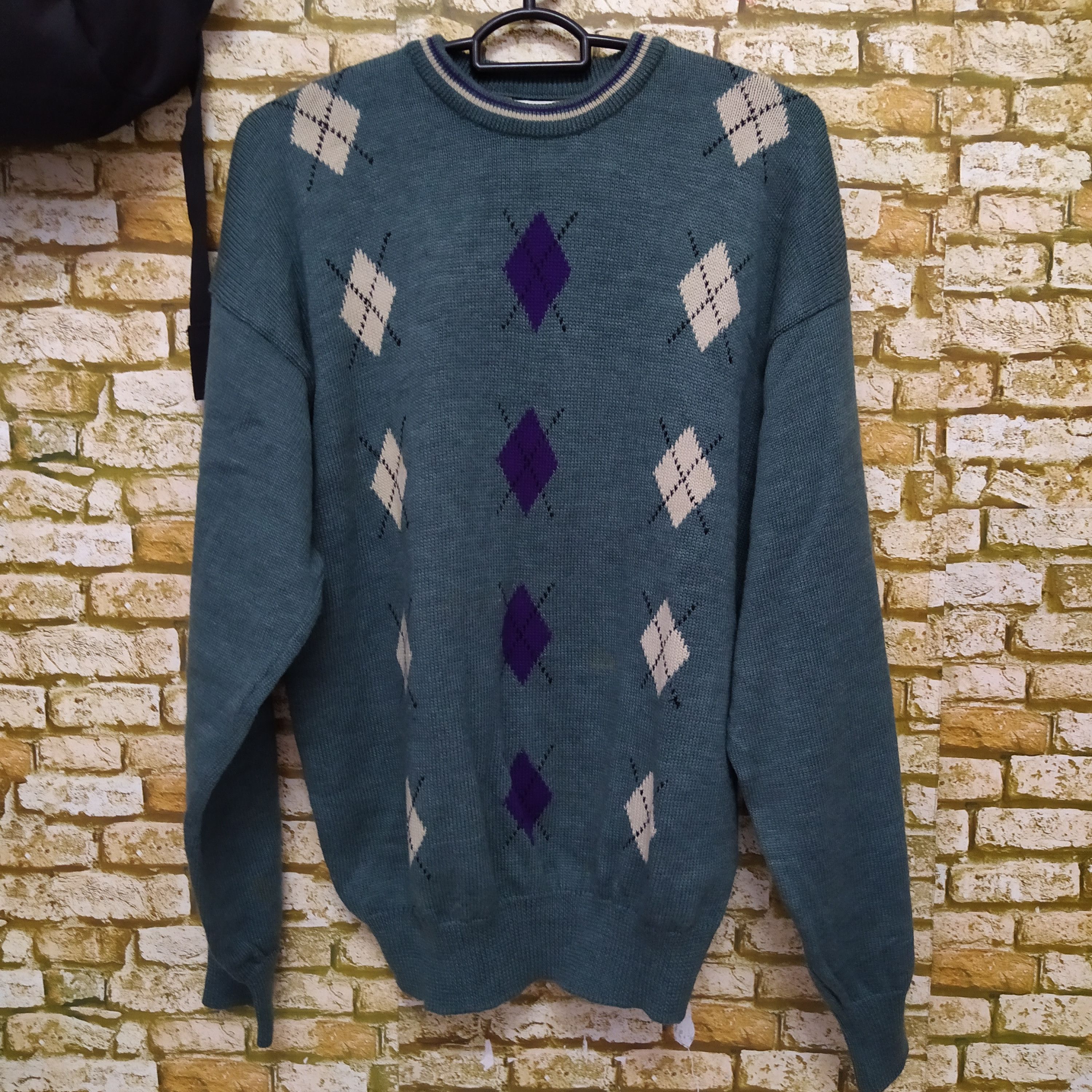 Christian Dior Monsieur 90s CHRISTIAN DIOR SPORTS KNITWEAR DIAMOND (D52) Size US L / EU 52-54 / 3 - 1 Thumbnail