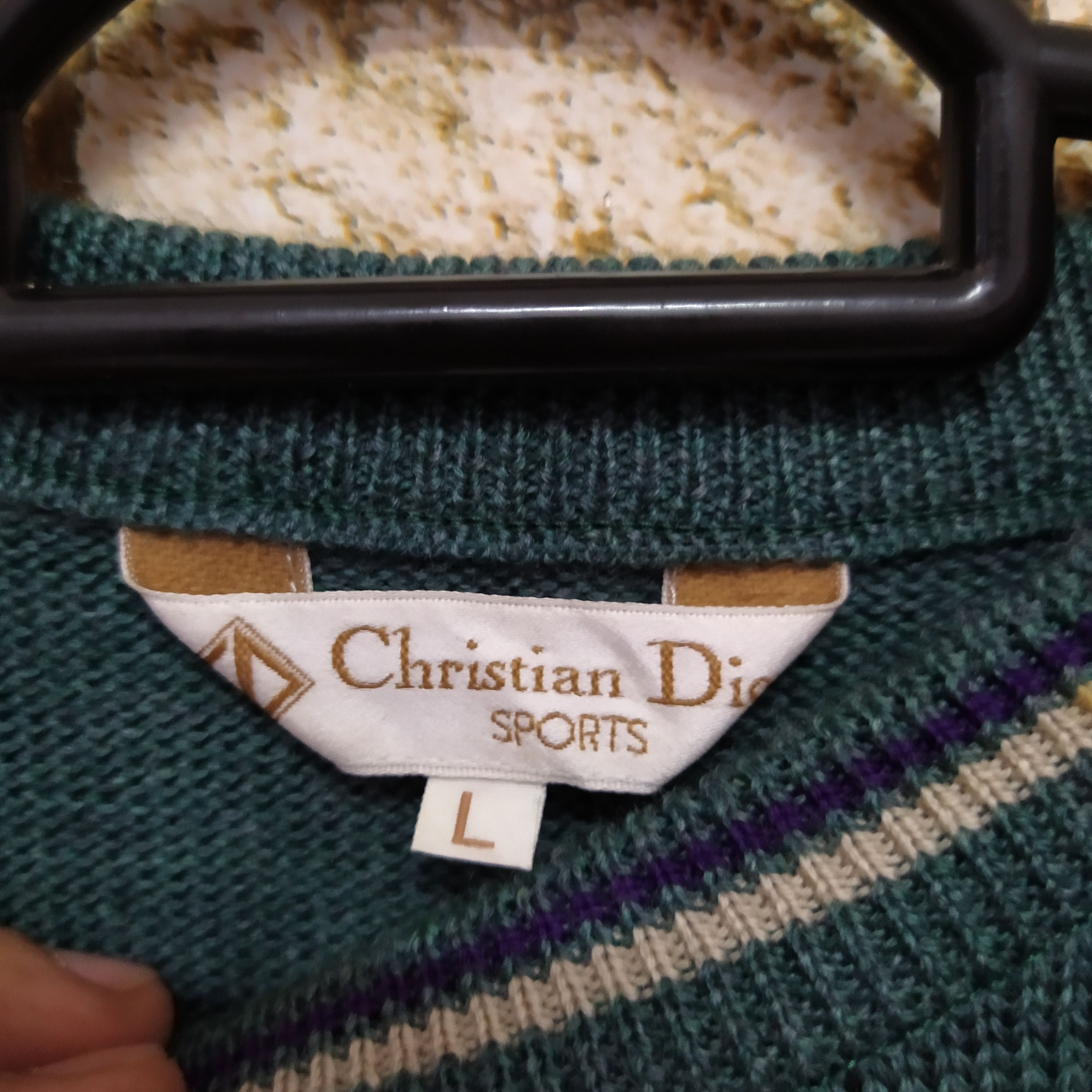 Christian Dior Monsieur 90s CHRISTIAN DIOR SPORTS KNITWEAR DIAMOND (D52) Size US L / EU 52-54 / 3 - 3 Thumbnail