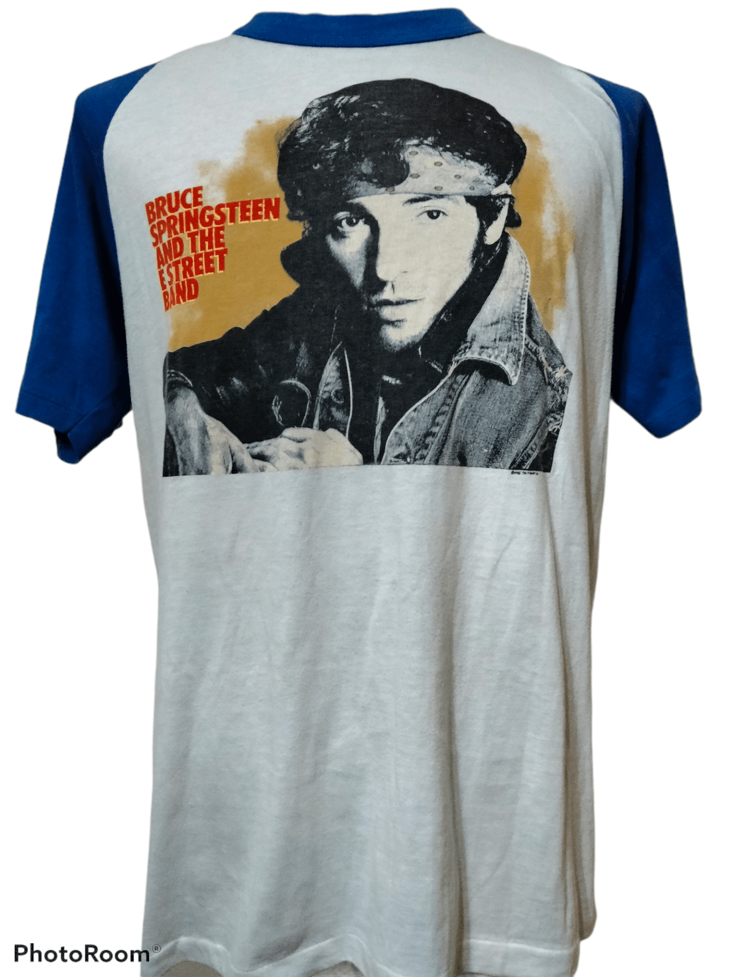 1999 Rare Bruce Springsteen Distressed hotsell Raglan Band Tee Shirt Made in USA | Men's Medium