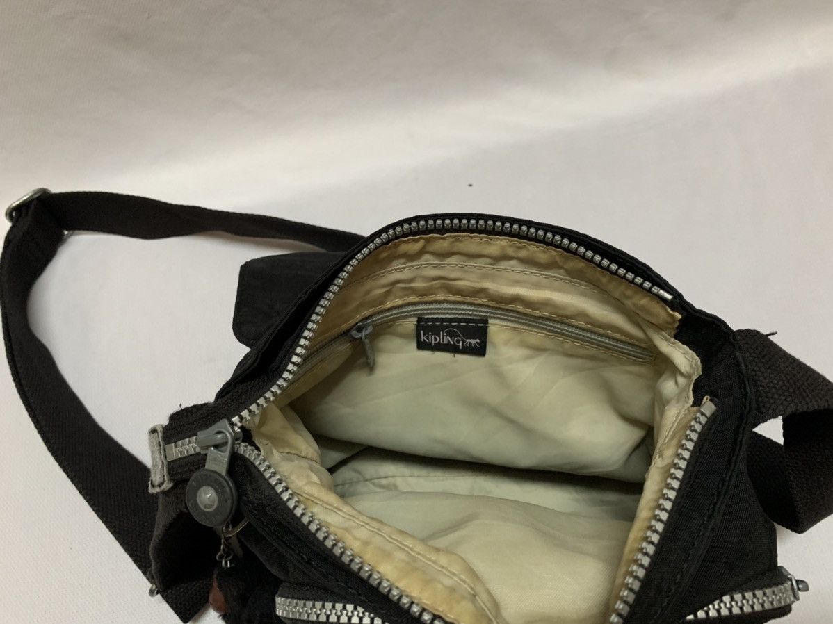 Japanese Brand Vintage Kipling Sling bag - multi Pocket Bag Size ONE SIZE - 8 Thumbnail