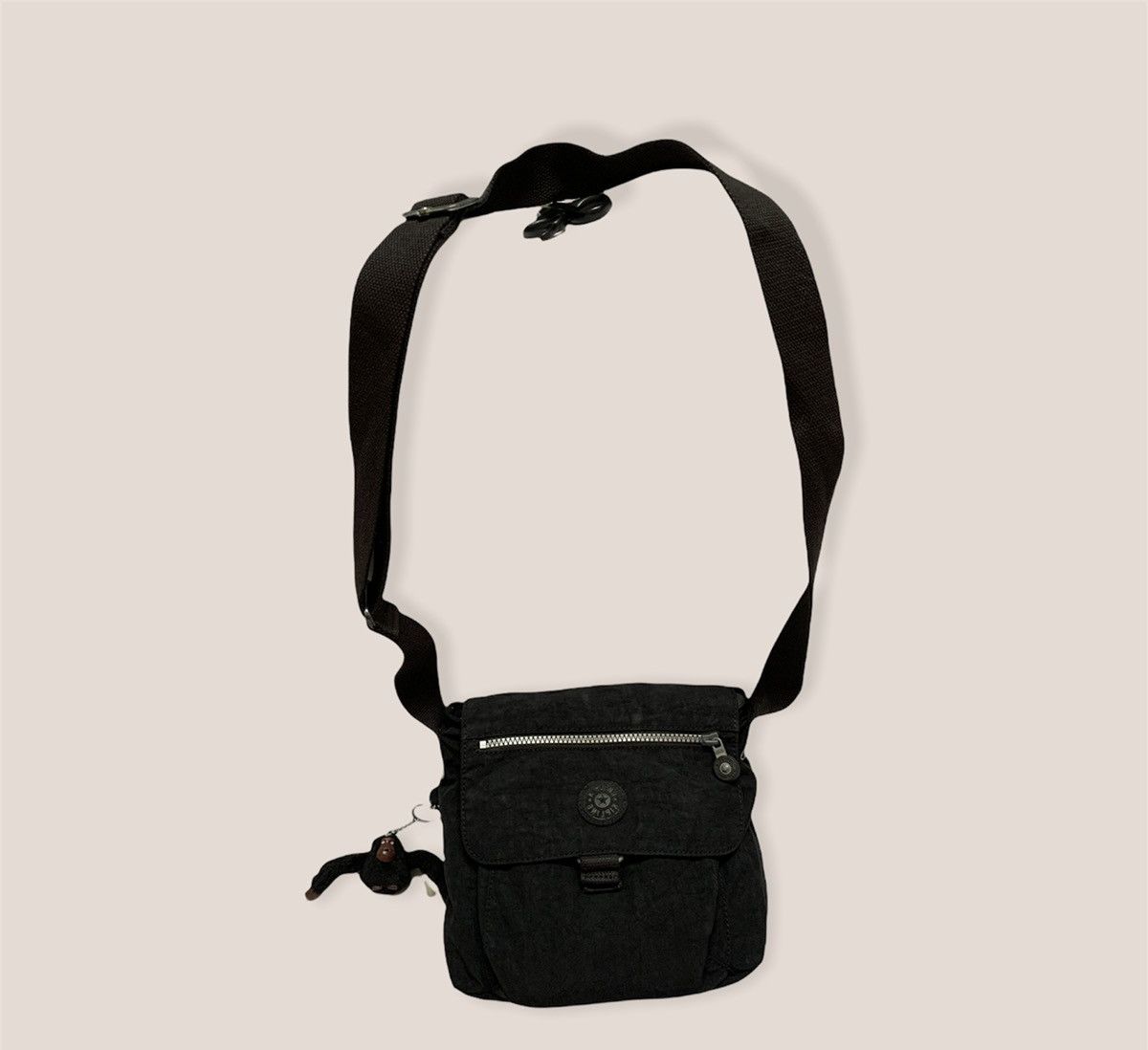 Japanese Brand Vintage Kipling Sling bag - multi Pocket Bag Size ONE SIZE - 1 Thumbnail
