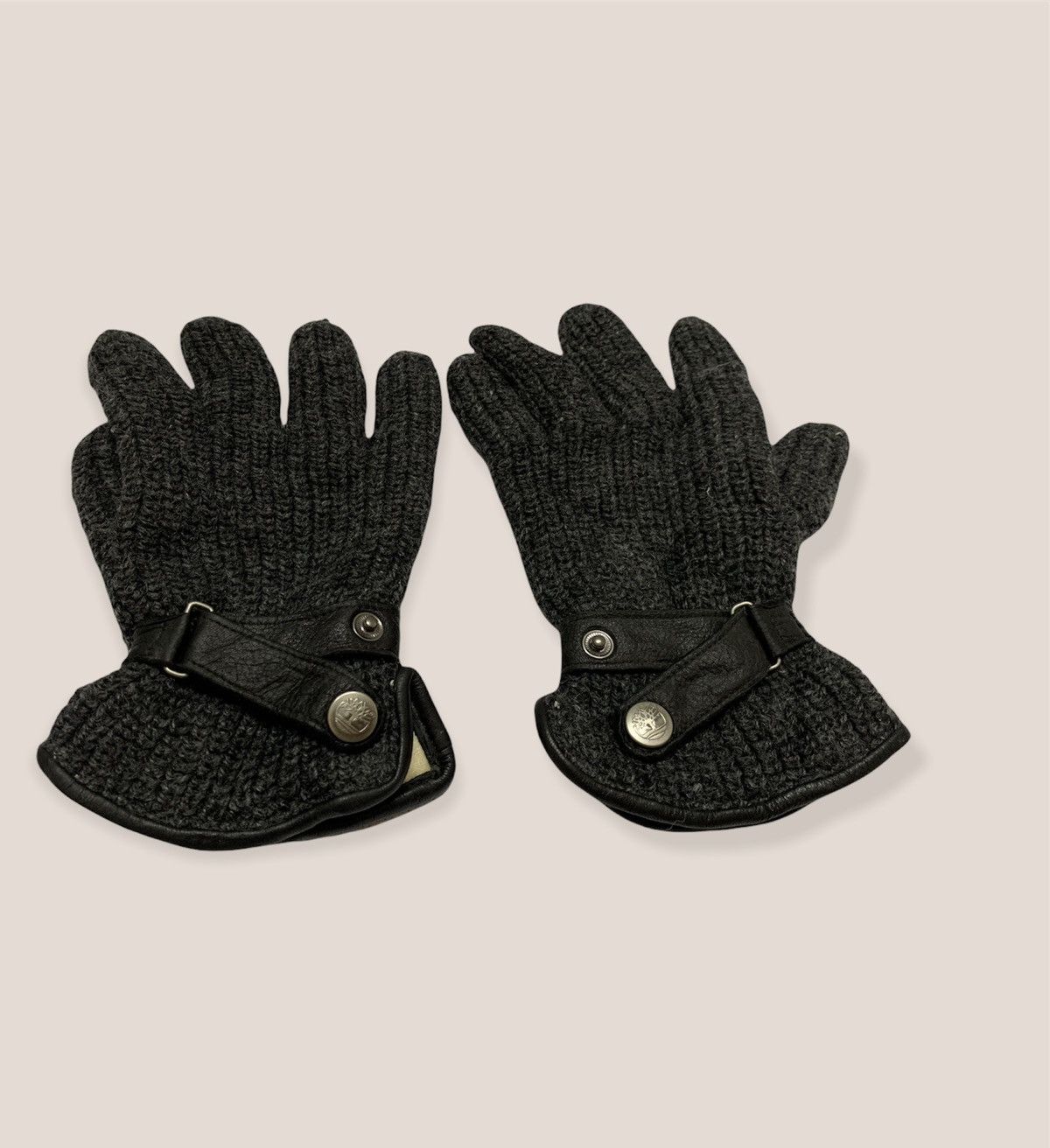 Timberland Wool Leather Gloves Fall/Winter Outdoor Ski