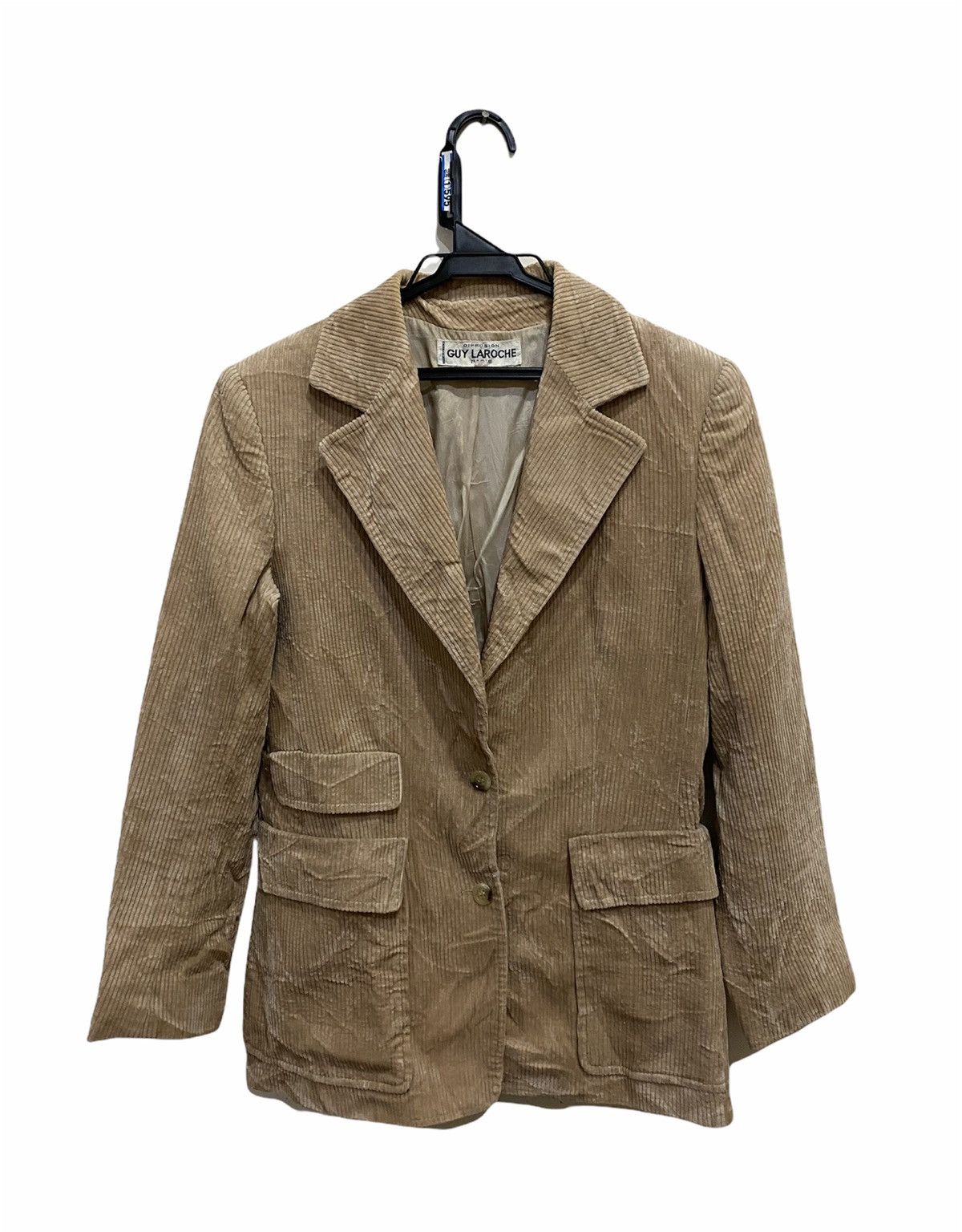 GUY LAROCHE DIFFUSION MADE IN FRANCE CORDUROY BLAZERS