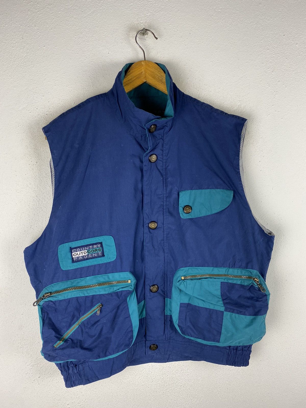 Japanese Brand COUNTRY OUTDOORS PAGENT UTILITY TACTICAL VEST Size US M / EU 48-50 / 2 - 3 Thumbnail