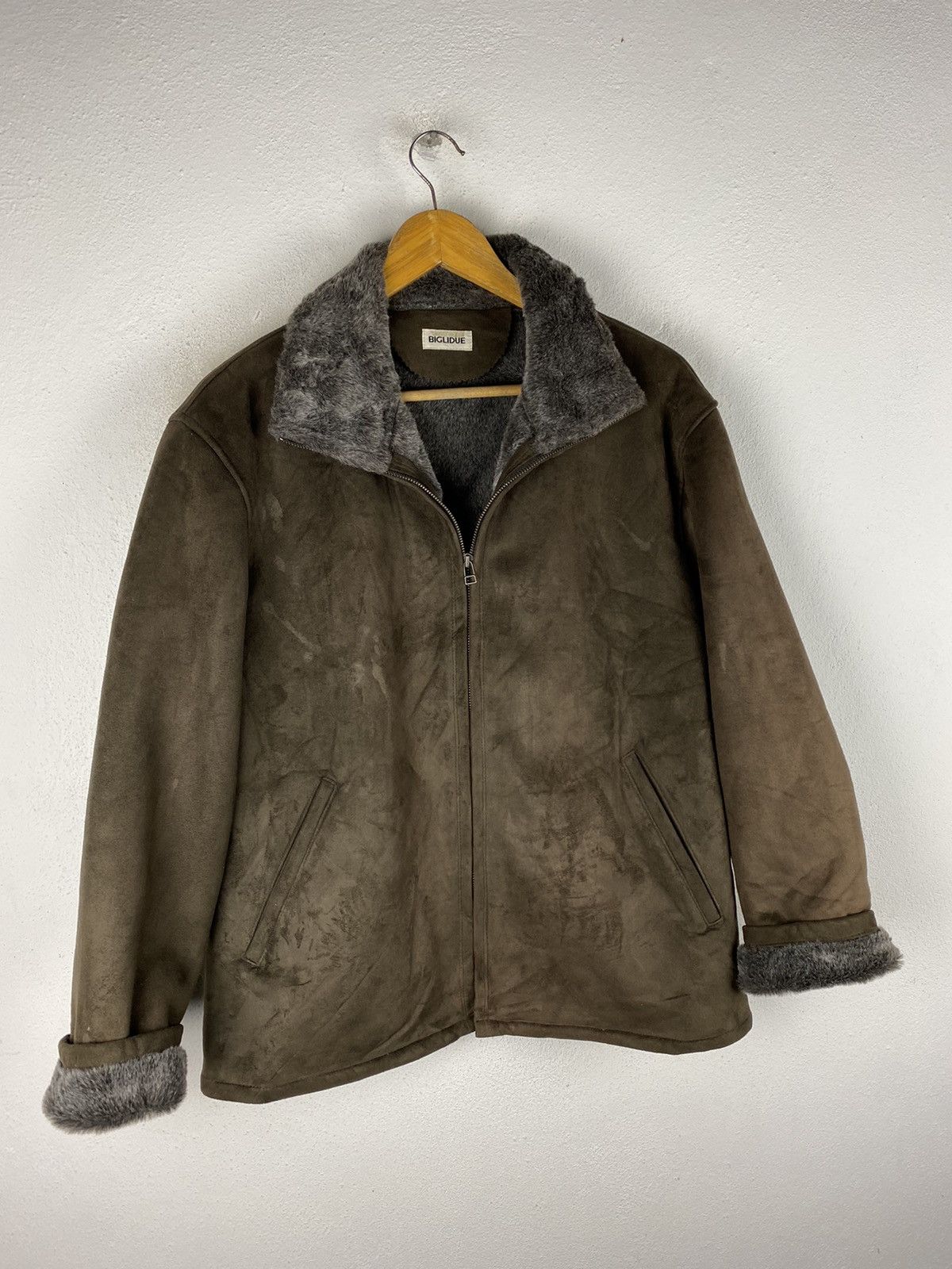 Designer × Japanese Brand BIGLIDUE FUR LINING JACKET MADE IN JAPAN Size US M / EU 48-50 / 2 - 4 Thumbnail