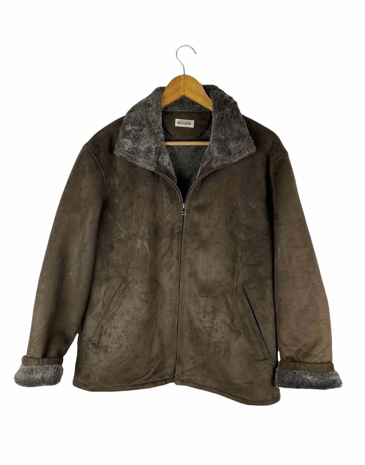 Designer × Japanese Brand BIGLIDUE FUR LINING JACKET MADE IN JAPAN Size US M / EU 48-50 / 2 - 1 Thumbnail