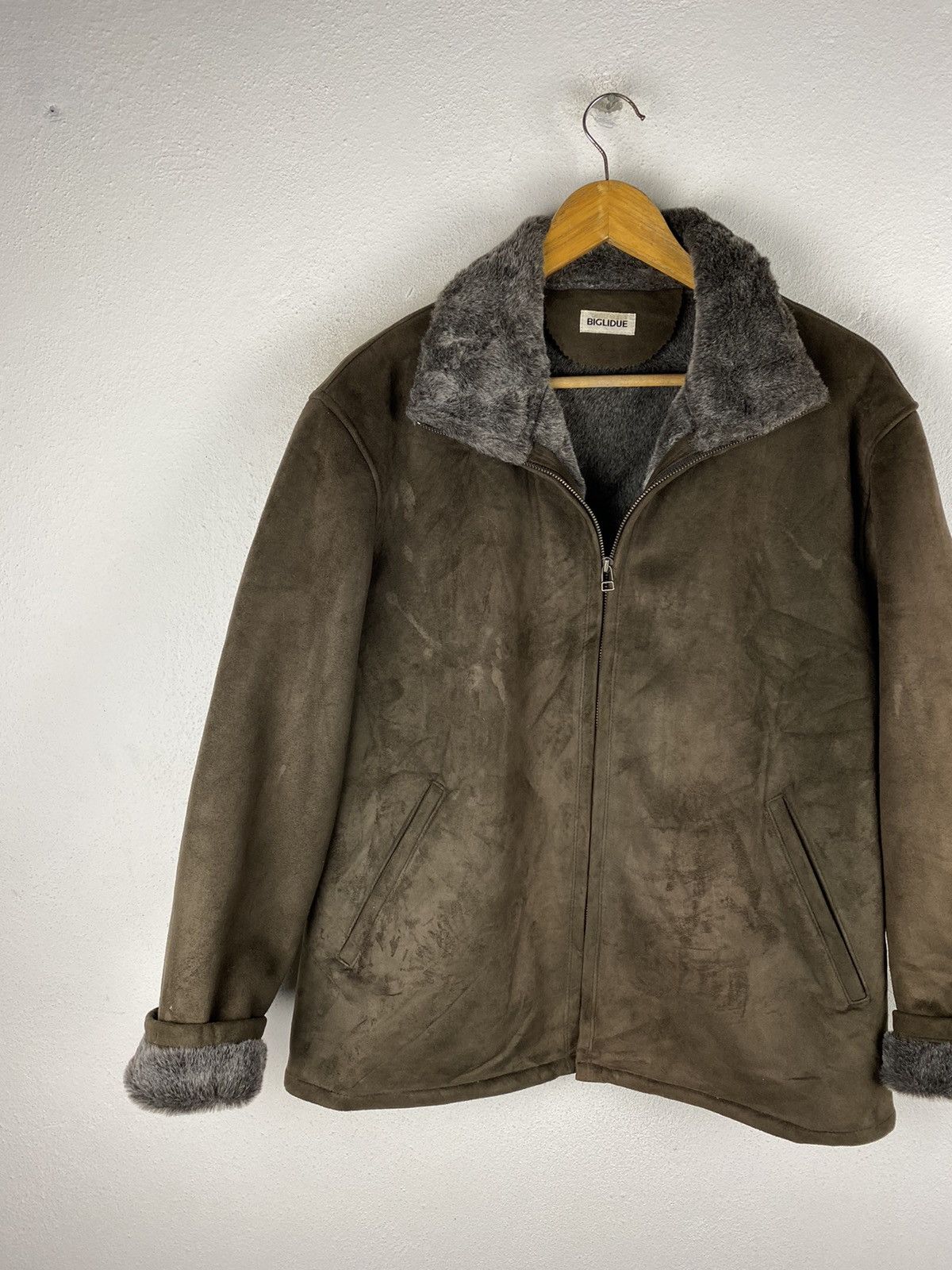 Designer × Japanese Brand BIGLIDUE FUR LINING JACKET MADE IN JAPAN Size US M / EU 48-50 / 2 - 5 Thumbnail