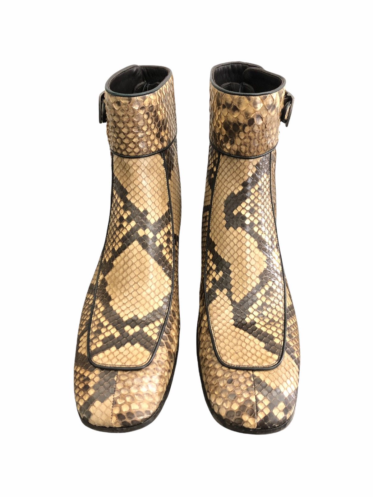 Saint Laurent Paris Saint Laurent Miles 30 Python Boots | Grailed