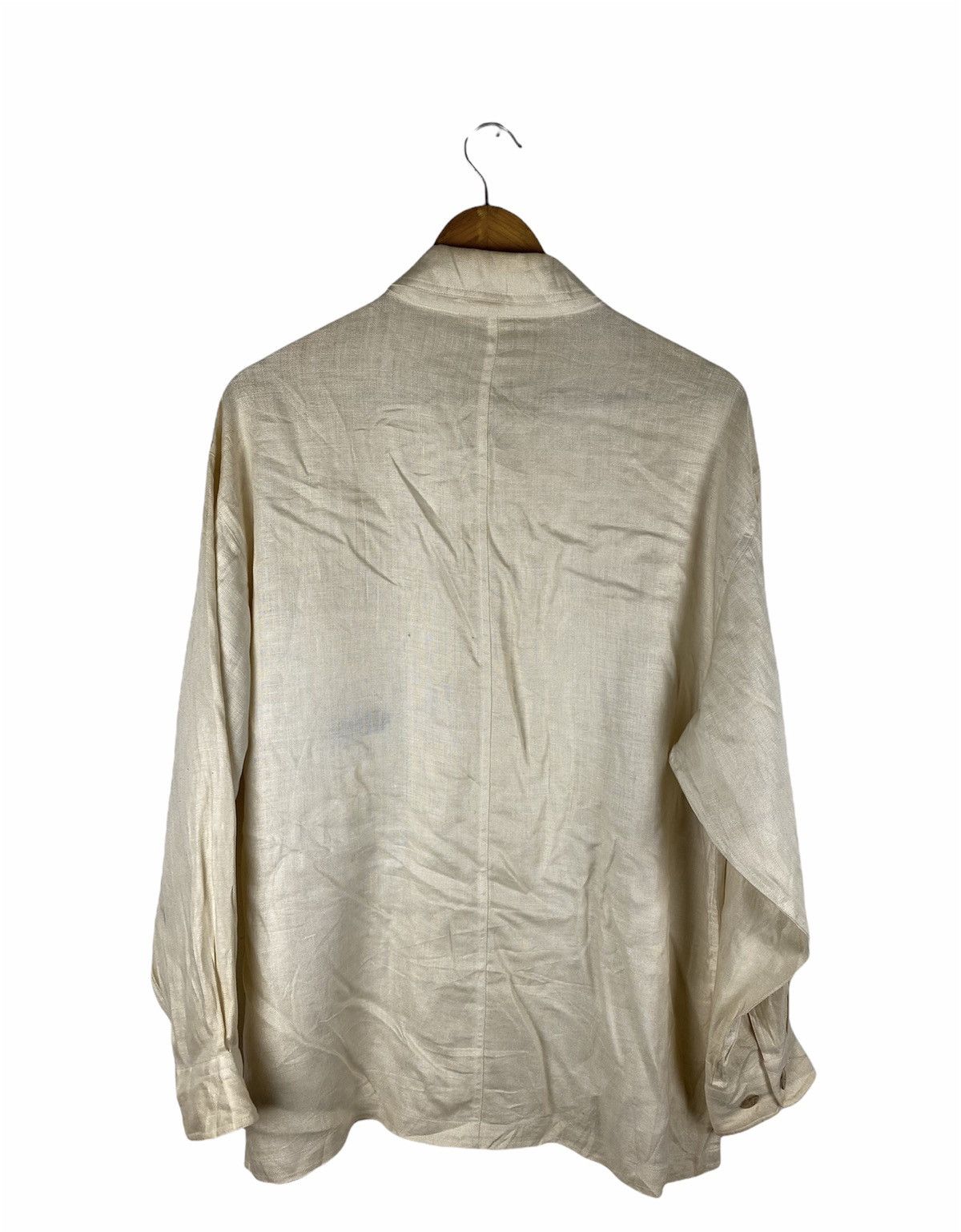 Daniel Hechter × Designer DANIEL HECHTER LINEN FABRIC JACKET BUTTON UPS Size US L / EU 52-54 / 3 - 2 Thumbnail