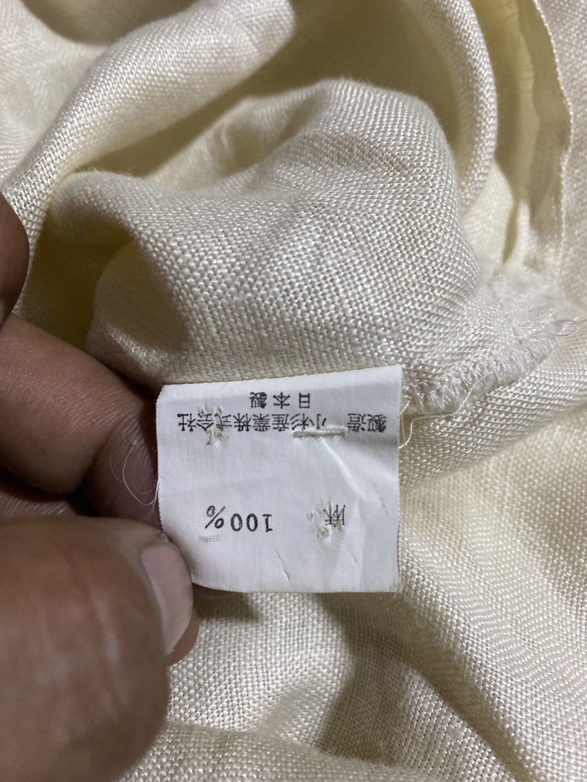 Daniel Hechter × Designer DANIEL HECHTER LINEN FABRIC JACKET BUTTON UPS Size US L / EU 52-54 / 3 - 7 Thumbnail