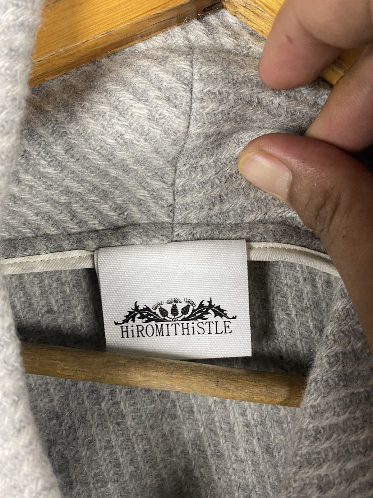 Japanese Brand HIROMITHISTLE WOOL FABRIC MADE IN JAPAN WING COATS STYLE Size US M / EU 48-50 / 2 - 7 Thumbnail