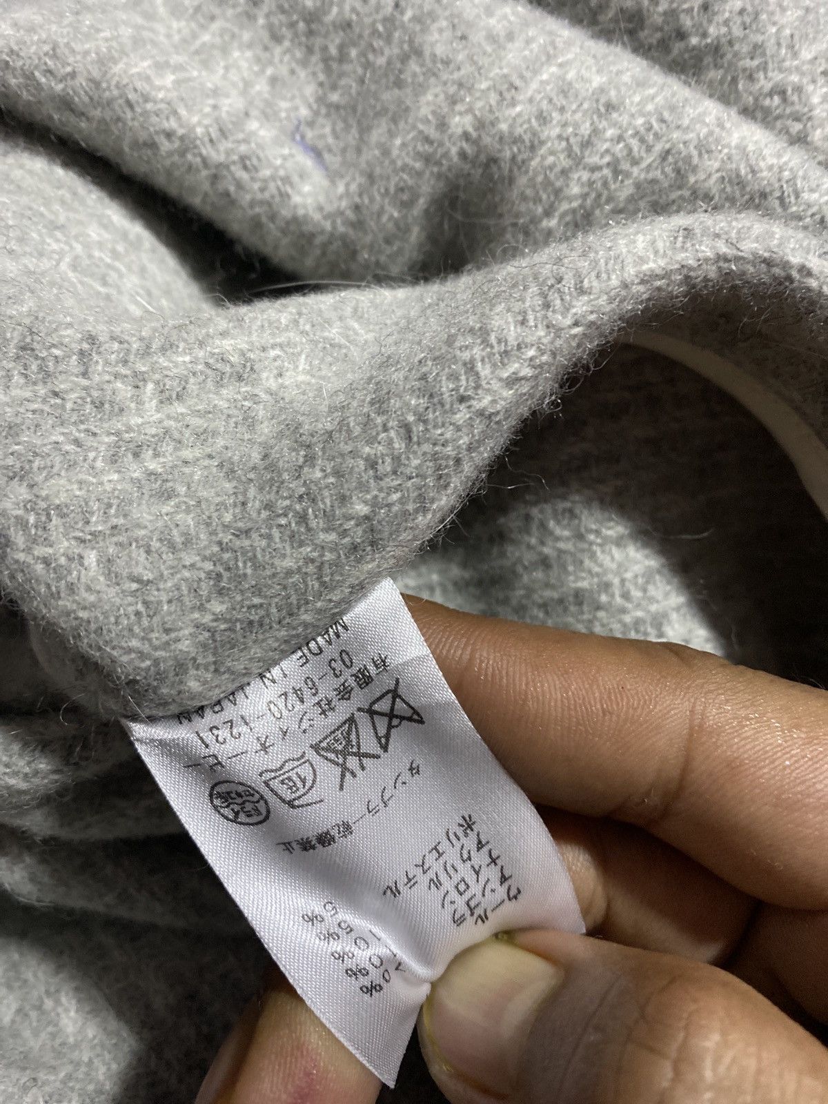 Japanese Brand HIROMITHISTLE WOOL FABRIC MADE IN JAPAN WING COATS STYLE Size US M / EU 48-50 / 2 - 8 Thumbnail
