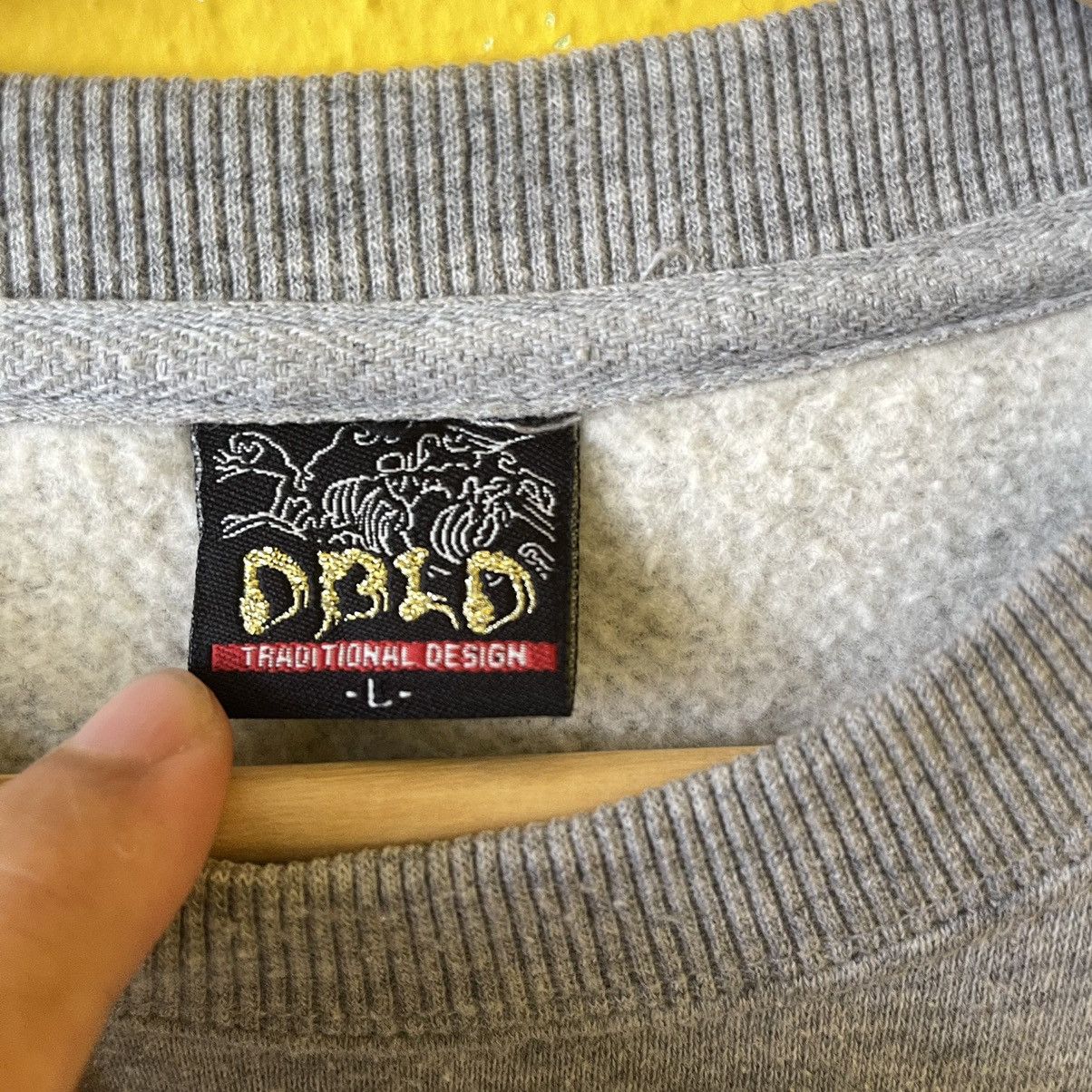 Japanese Brand Vintage Oblo Design Big Logo Crewneck Sweatshirt Size M Size US M / EU 48-50 / 2 - 8 Thumbnail