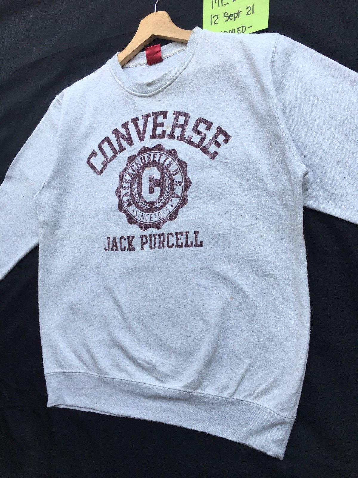 Converse Vintage Converse Jack Purcell Sweatshirt Size US L / EU 52-54 / 3 - 3 Thumbnail