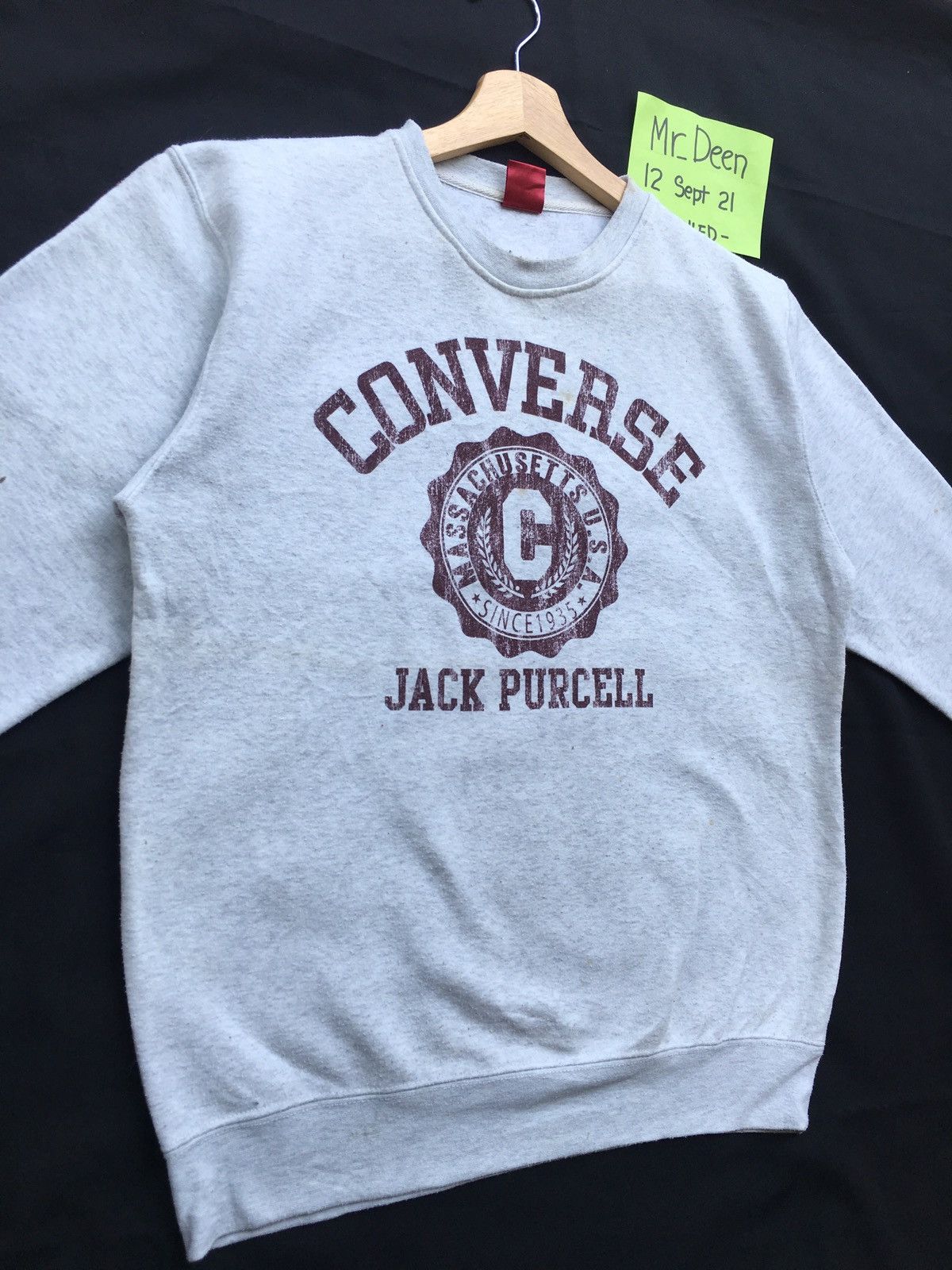 Converse Vintage Converse Jack Purcell Sweatshirt Size US L / EU 52-54 / 3 - 2 Thumbnail