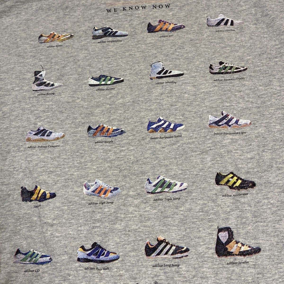 Adidas × Vintage Vintage Adidas Shoe History Tee Size US XL / EU 56 / 4 - 8 Thumbnail