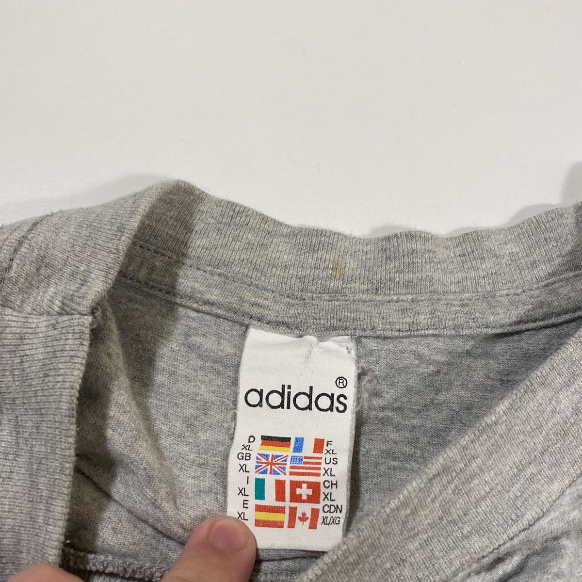 Adidas × Vintage Vintage Adidas Shoe History Tee Size US XL / EU 56 / 4 - 3 Thumbnail