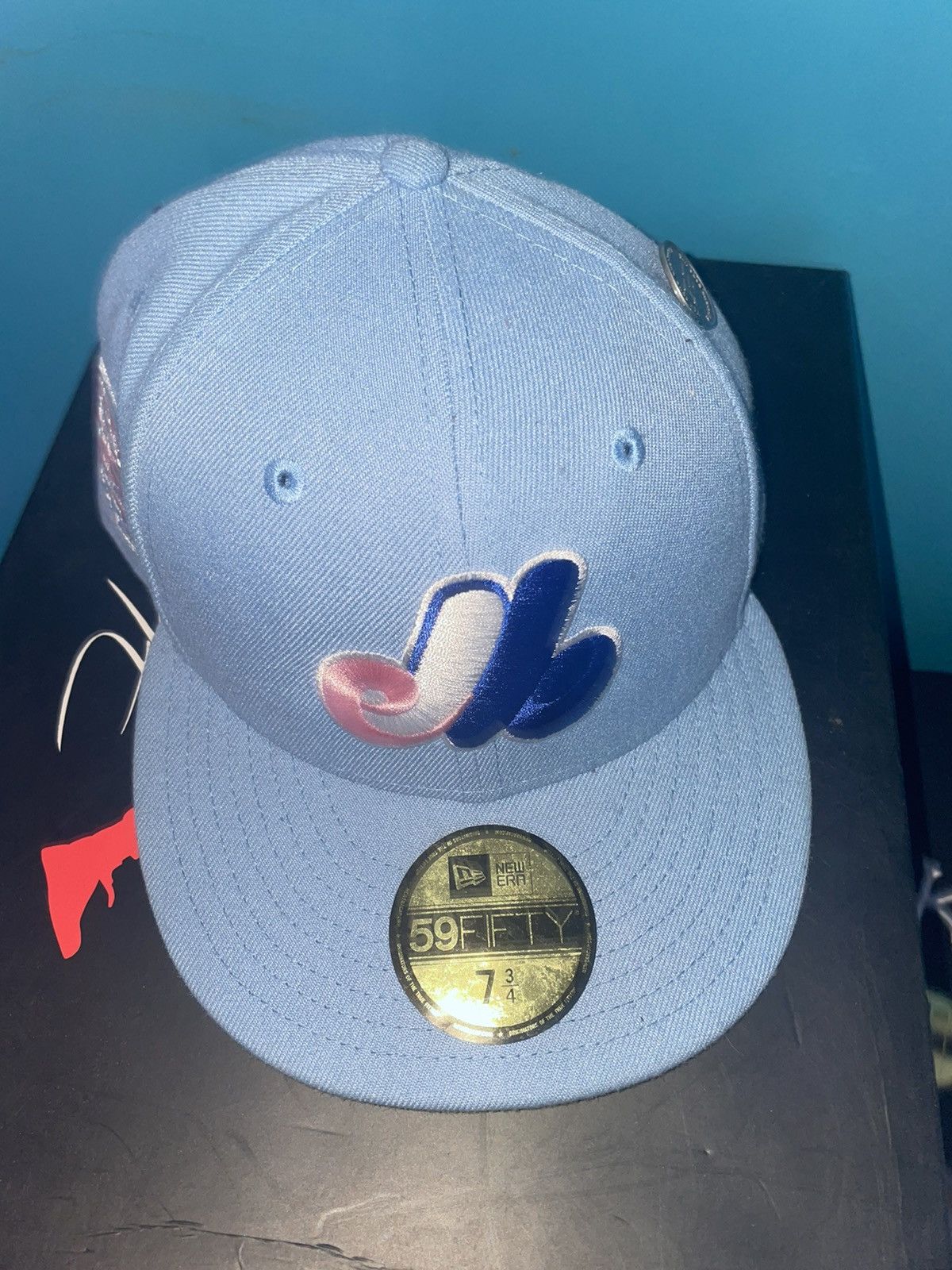 Hat Club Cotton candy Montreal expos fitted Grailed