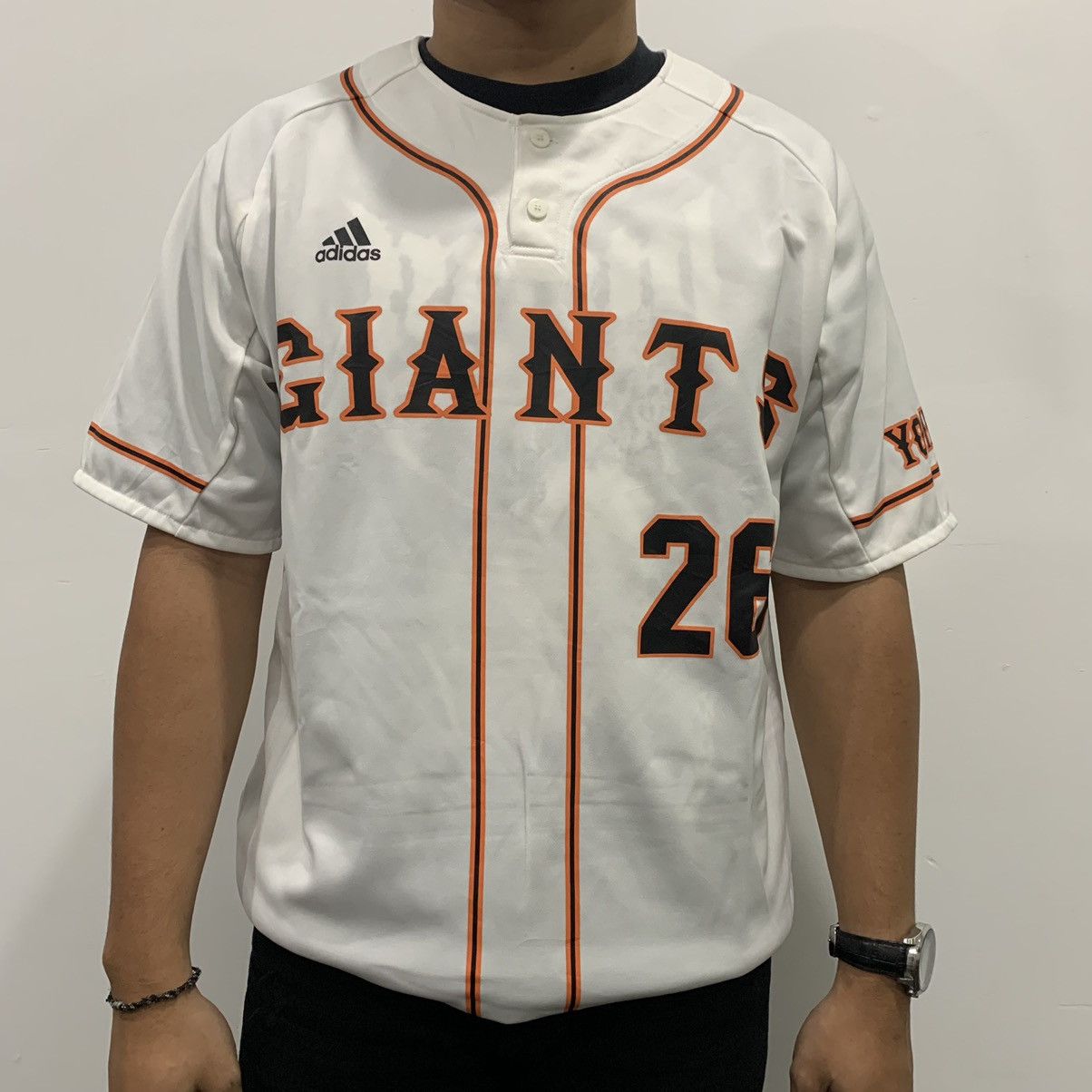 adidas, Shirts, Tokyo Yomiuri Giants Baseball Jersey Shirt Adidas Size L