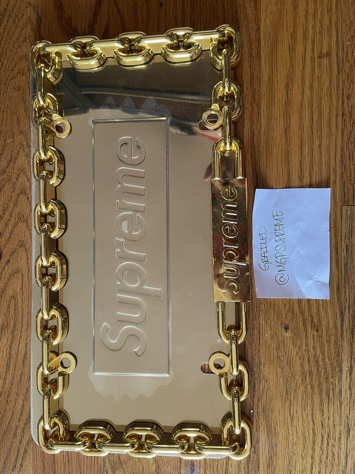 Supreme Chain License Plate | Grailed