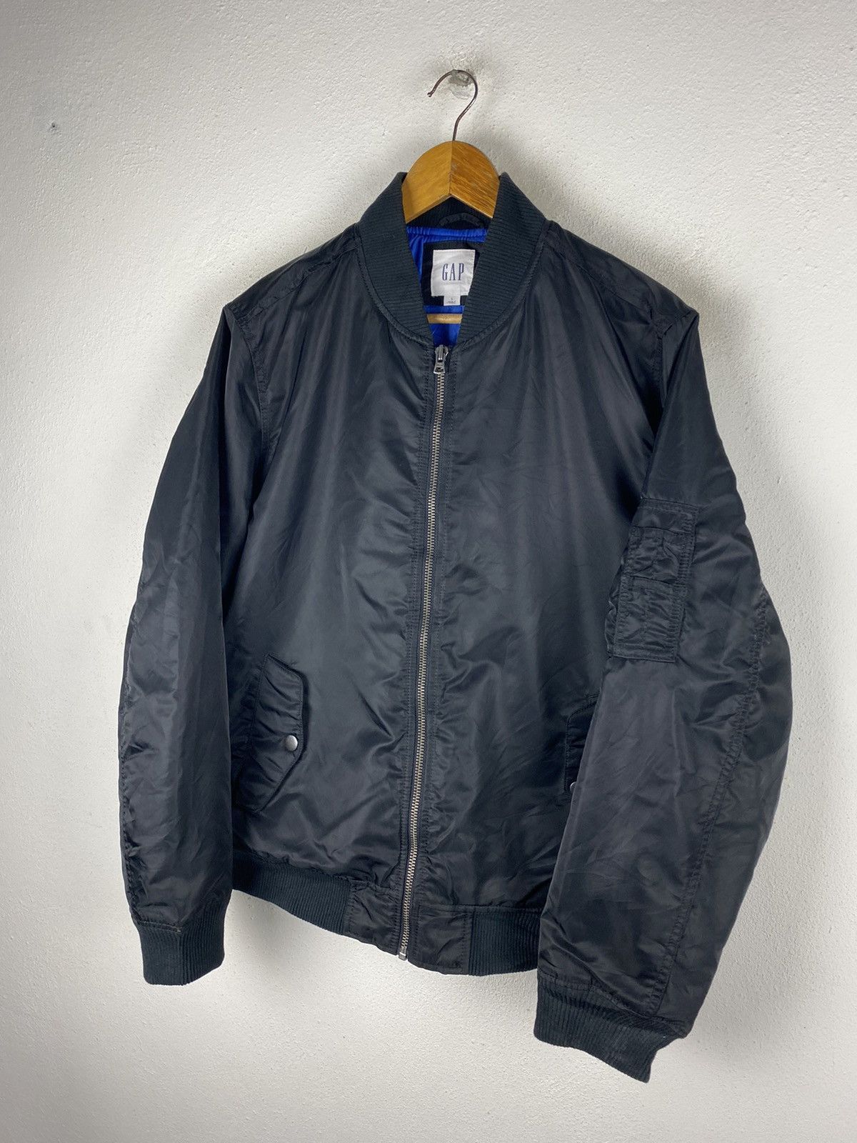 Gap Gap Black Bomber Jacket - Durable, Modern Stylish Outerwear Size US L / EU 52-54 / 3 - 5 Thumbnail