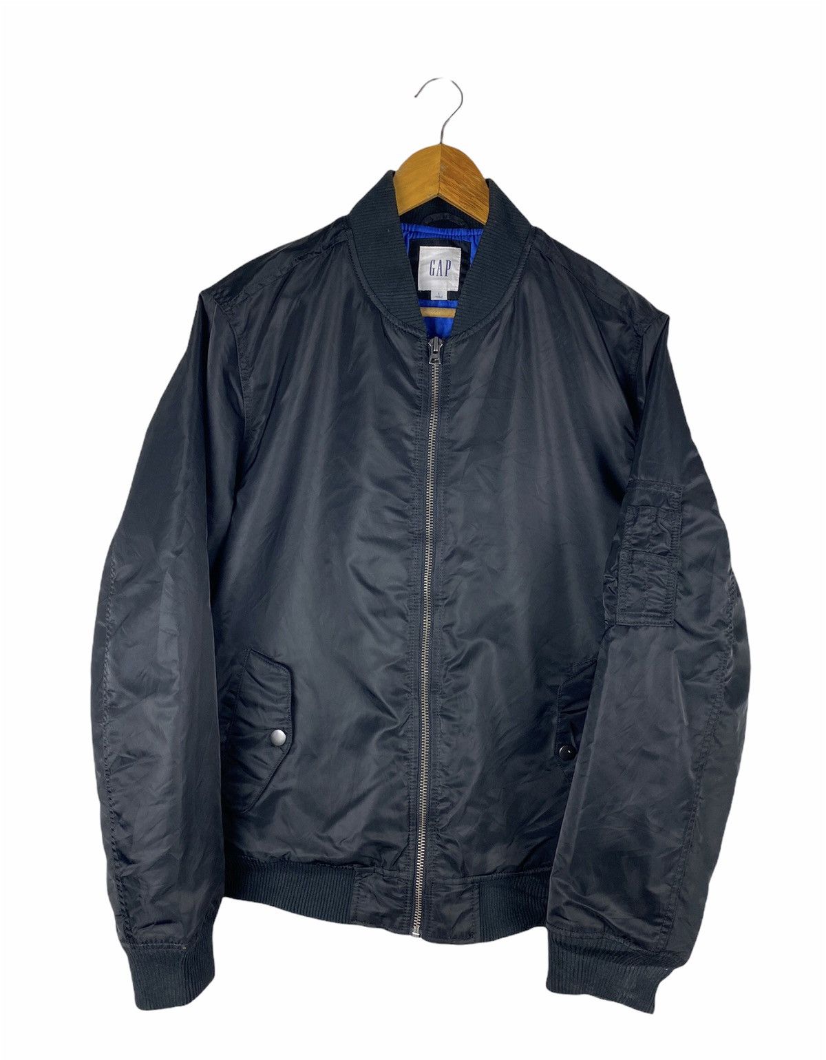 Gap Gap Black Bomber Jacket - Durable, Modern Stylish Outerwear Size US L / EU 52-54 / 3 - 1 Thumbnail