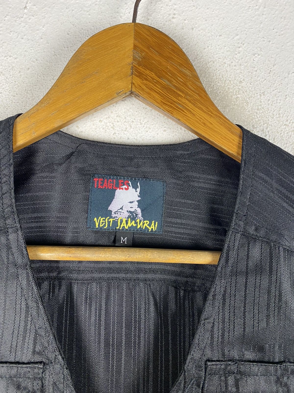 Japanese Brand Black Vest Samurai by Teagles - Functional and Stylish Wear Size US M / EU 48-50 / 2 - 7 Thumbnail