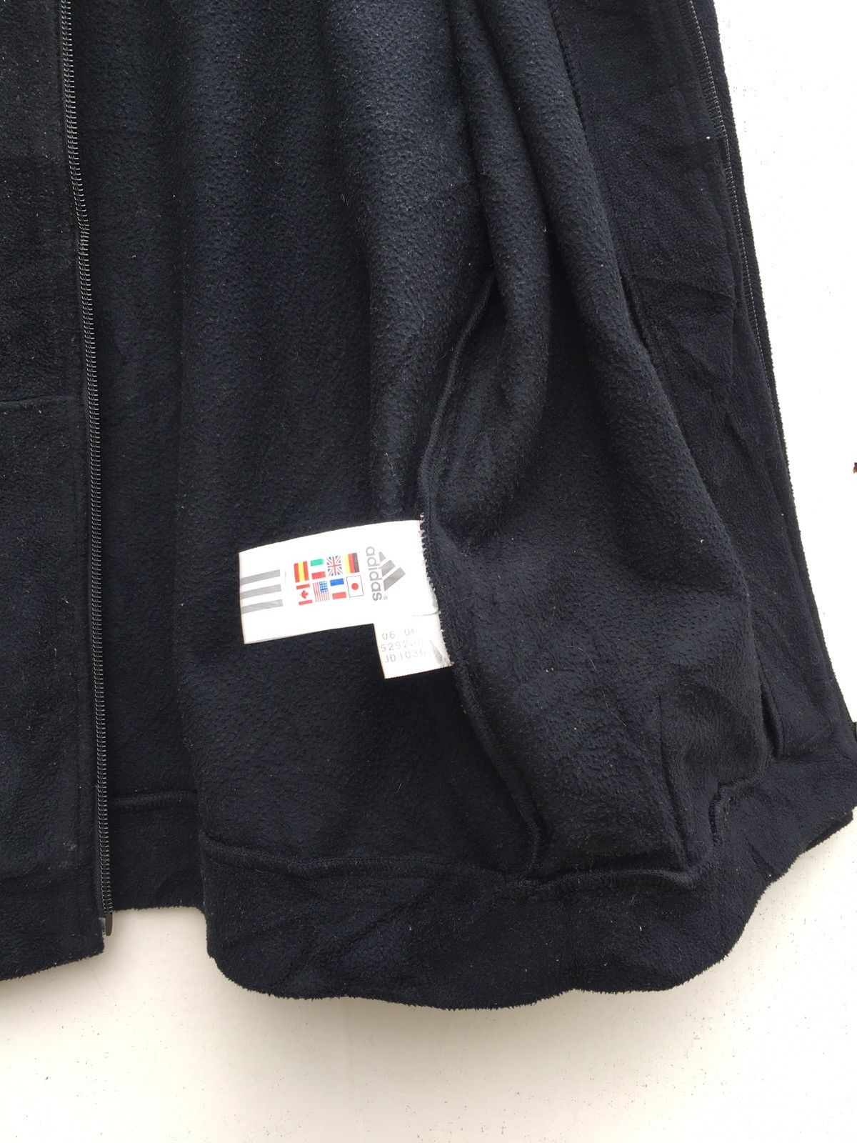 Adidas Rare Vintage Adidas Three Line Zip Up Fleece Size US S / EU 44-46 / 1 - 8 Thumbnail