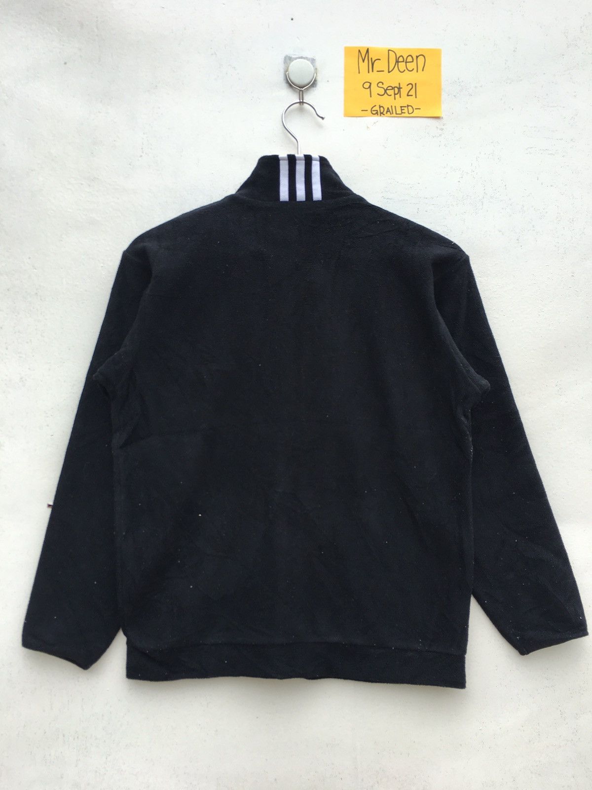 Adidas Rare Vintage Adidas Three Line Zip Up Fleece Size US S / EU 44-46 / 1 - 11 Thumbnail