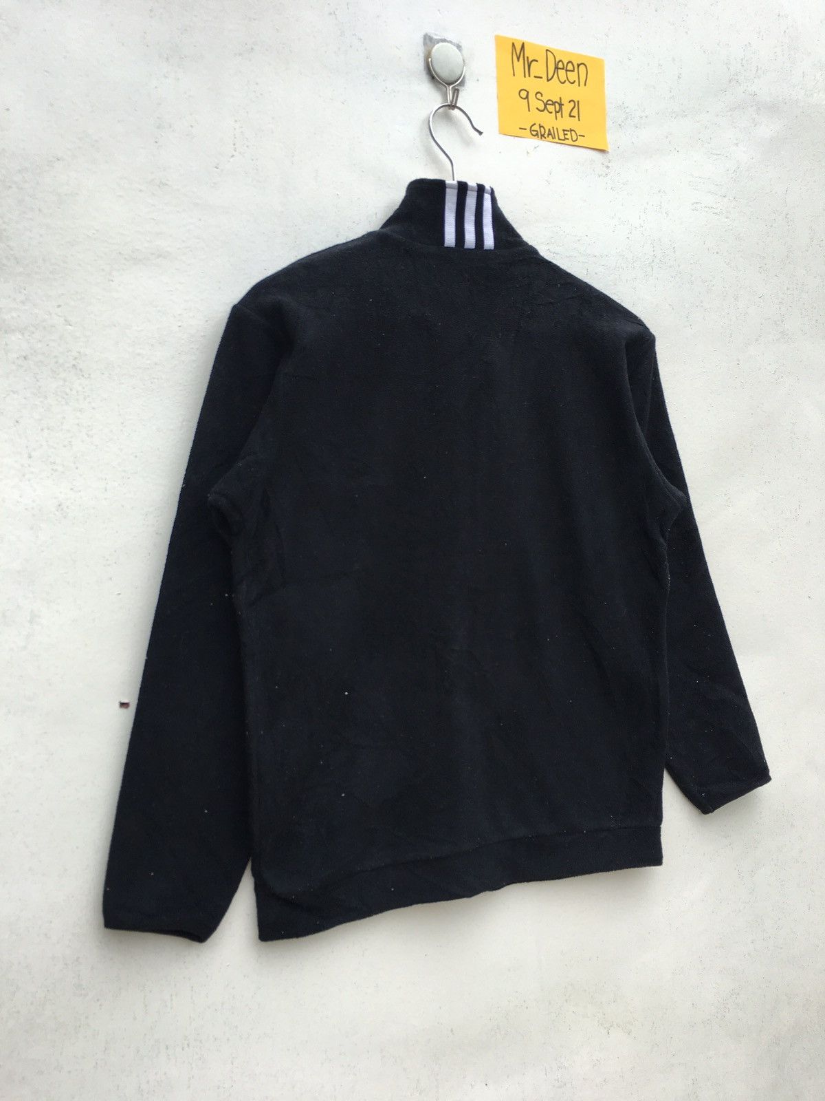 Adidas Rare Vintage Adidas Three Line Zip Up Fleece Size US S / EU 44-46 / 1 - 12 Thumbnail