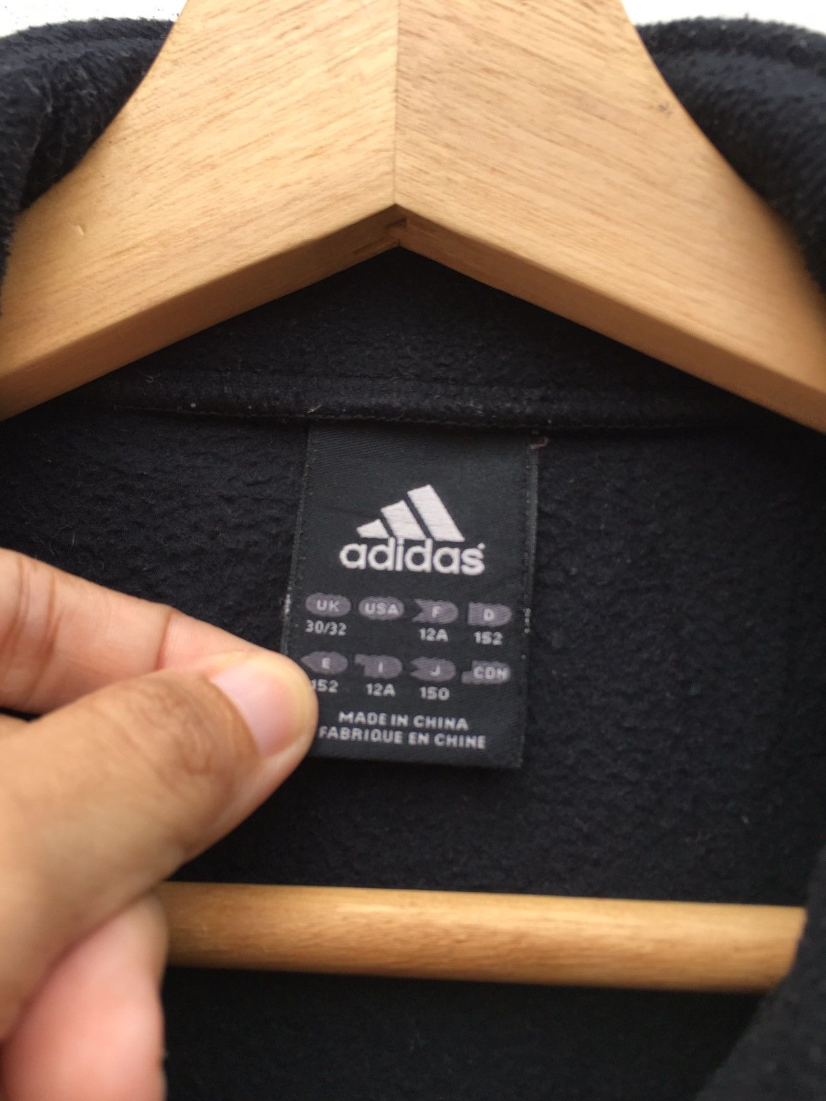 Adidas Rare Vintage Adidas Three Line Zip Up Fleece Size US S / EU 44-46 / 1 - 6 Thumbnail